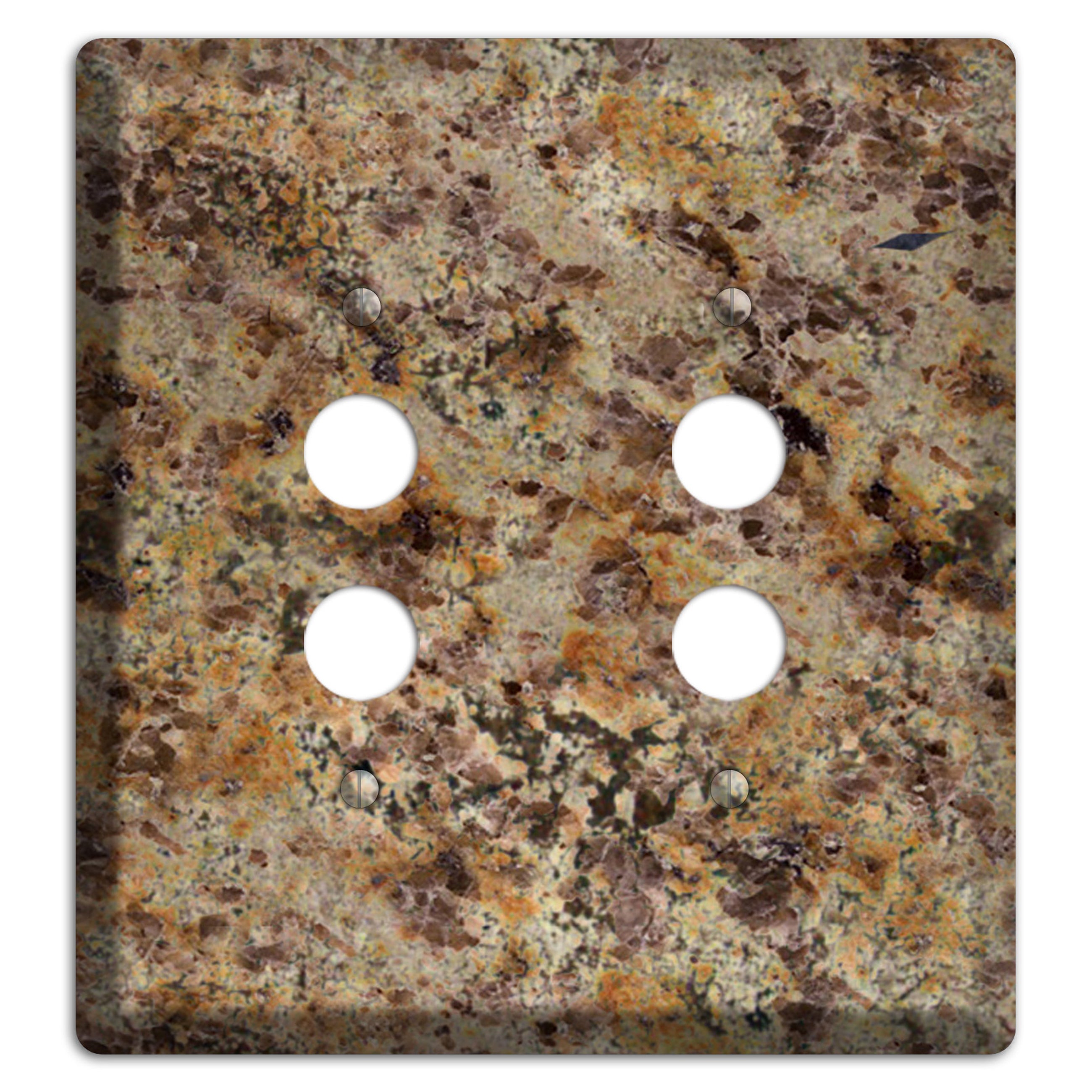 Golden Crystal Granite 2 Pushbutton Wallplate