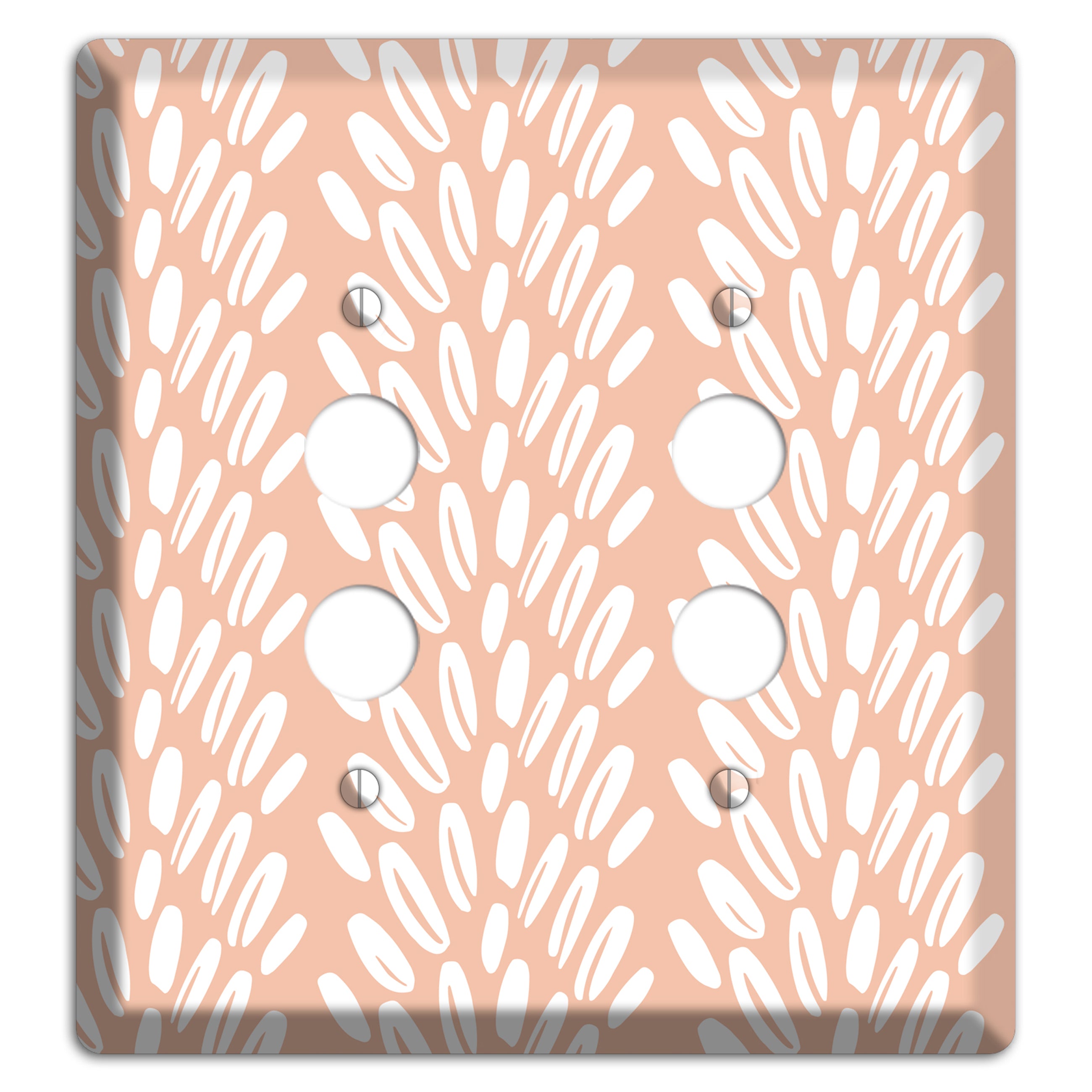 Harvest Plume Rise 2 Pushbutton Wallplate