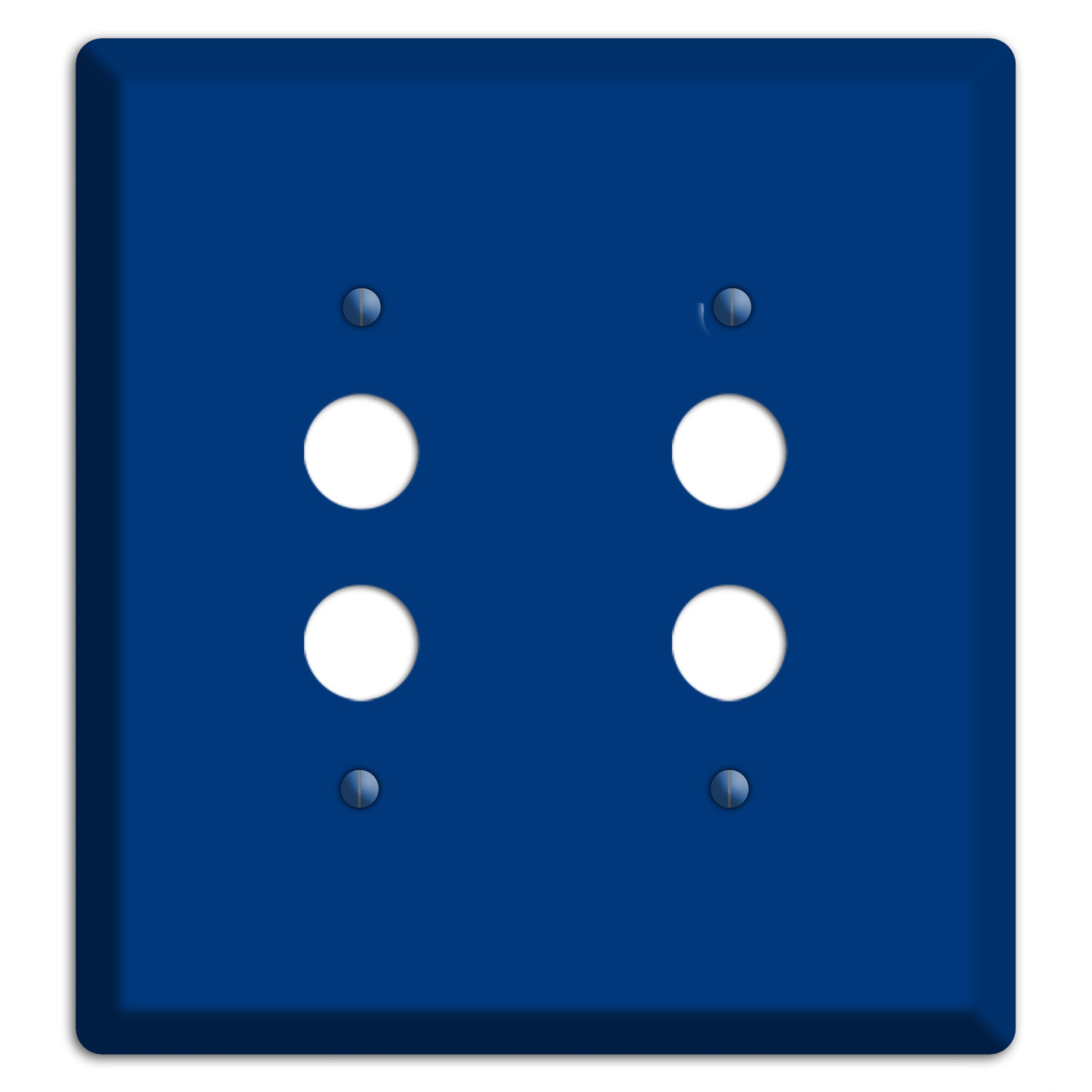 Baxter Simply Blue 2 Pushbutton Wallplate