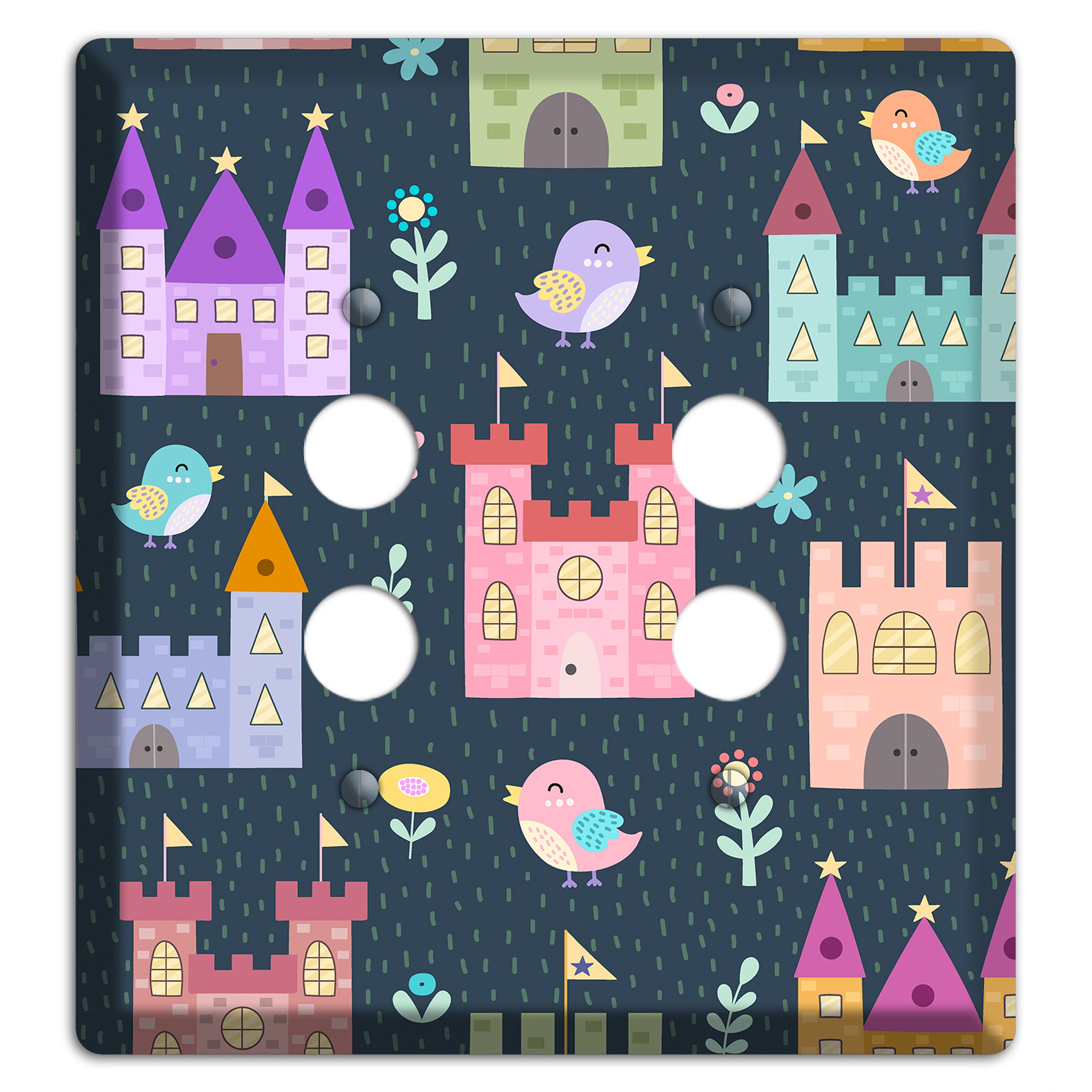 Castle Garden 2 Pushbutton Wallplate