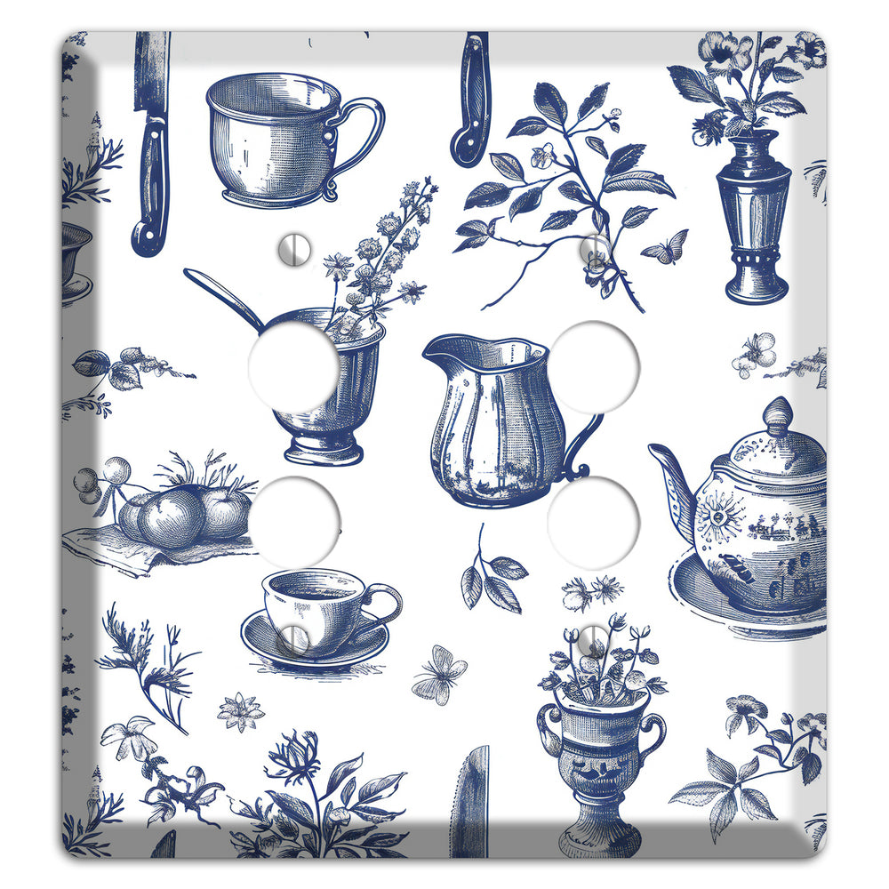 Pantry & Petals 2 Pushbutton Wallplate