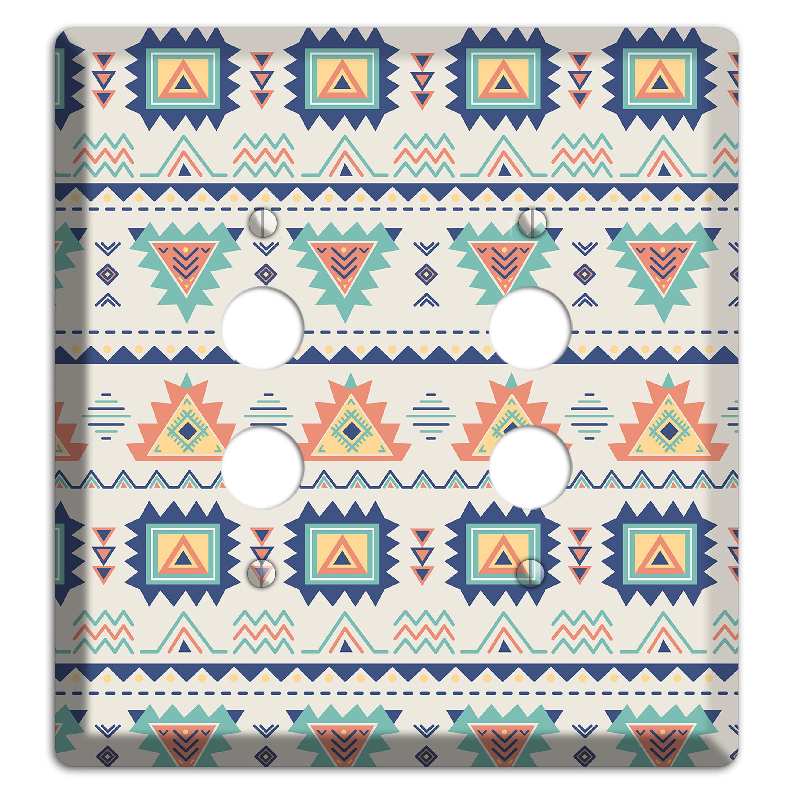 Desert Geometry 2 Pushbutton Wallplate
