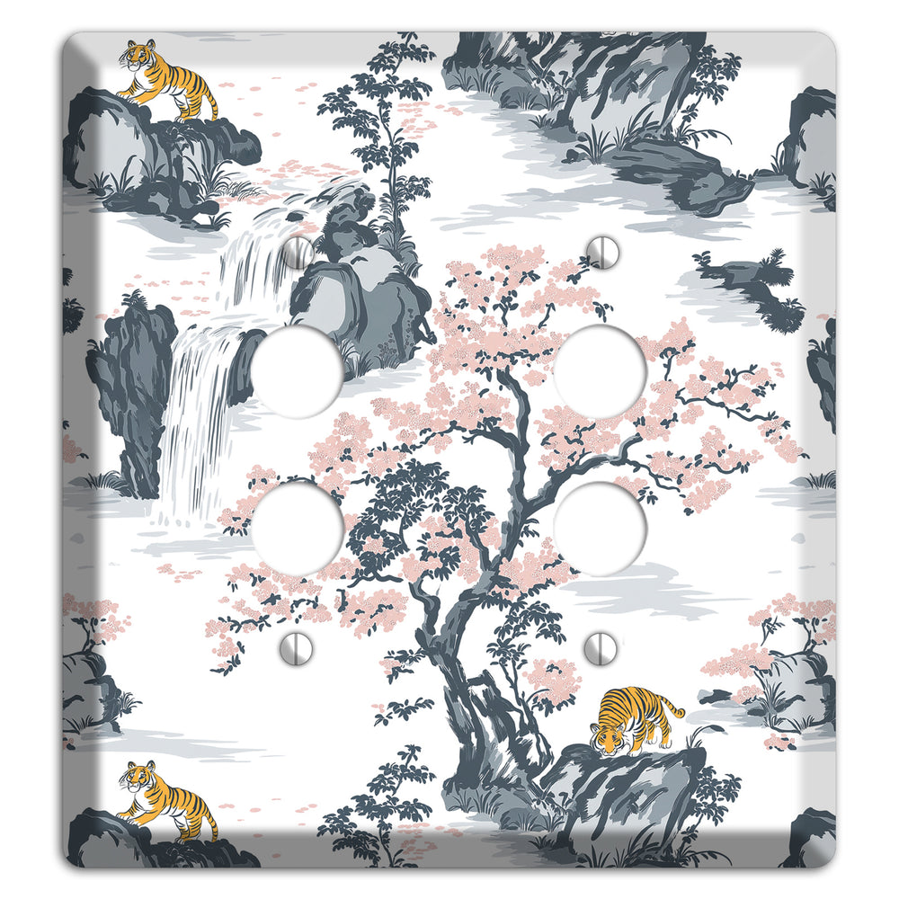 Tiger's Mountain Vigil 2 Pushbutton Wallplate