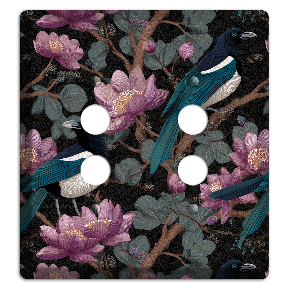 Magpie Moon Garden 2 Pushbutton Wallplate