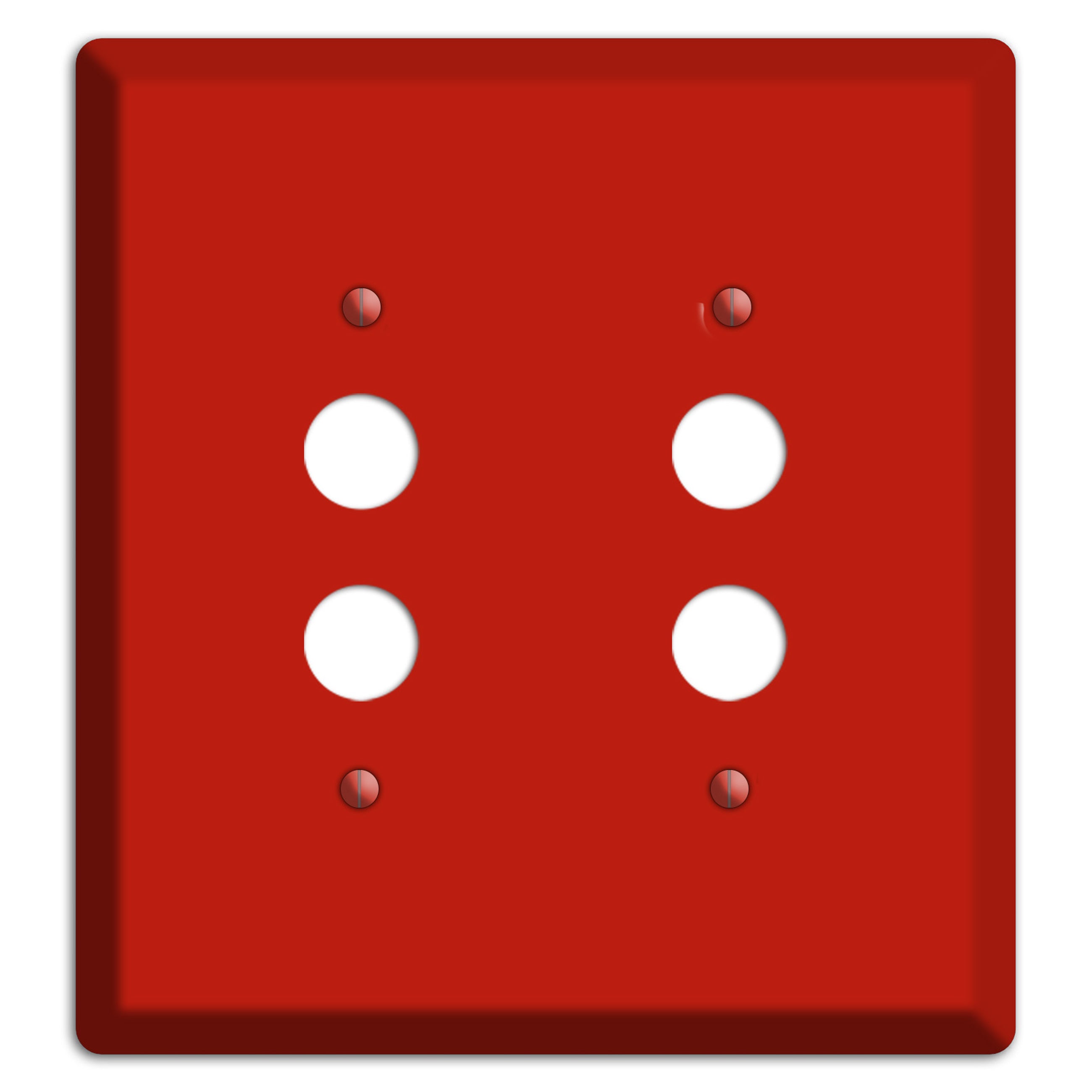 Baxter Simply Red 2 Pushbutton Wallplate