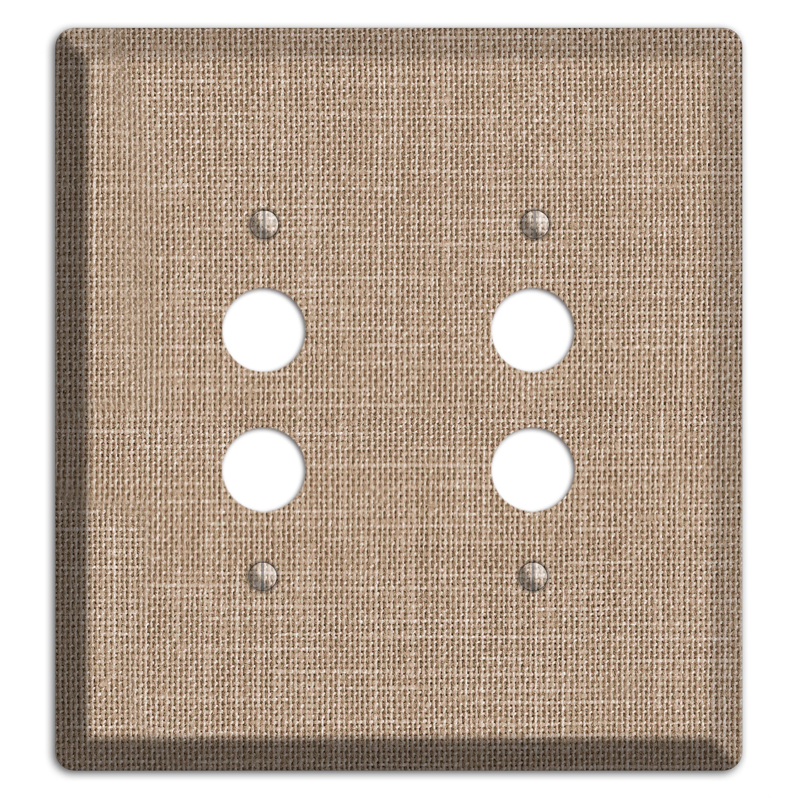 Linen Shore 2 Pushbutton Wallplate