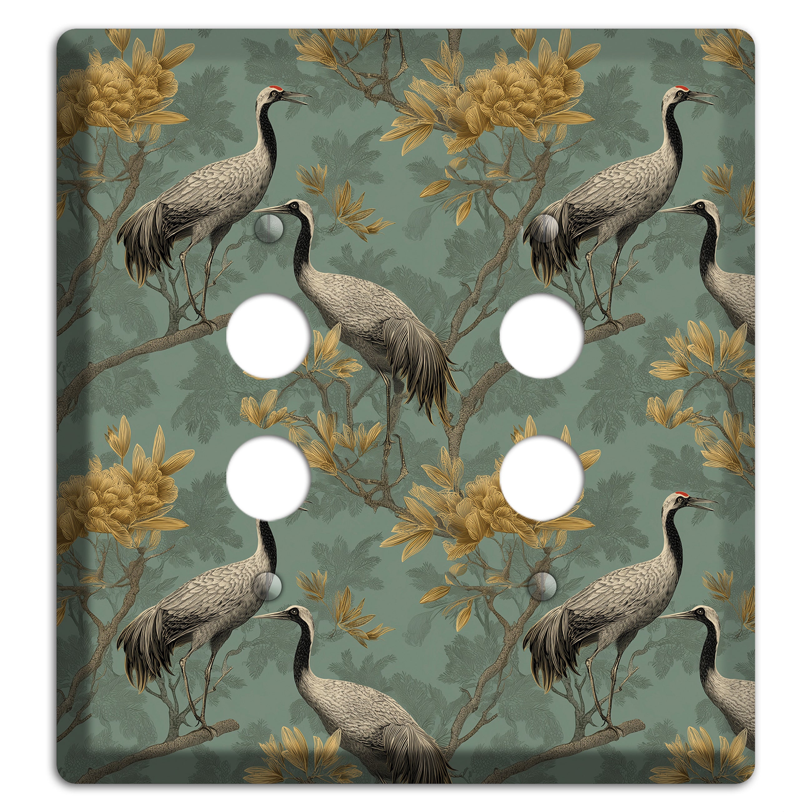 Sage Garden Vigil 2 Pushbutton Wallplate