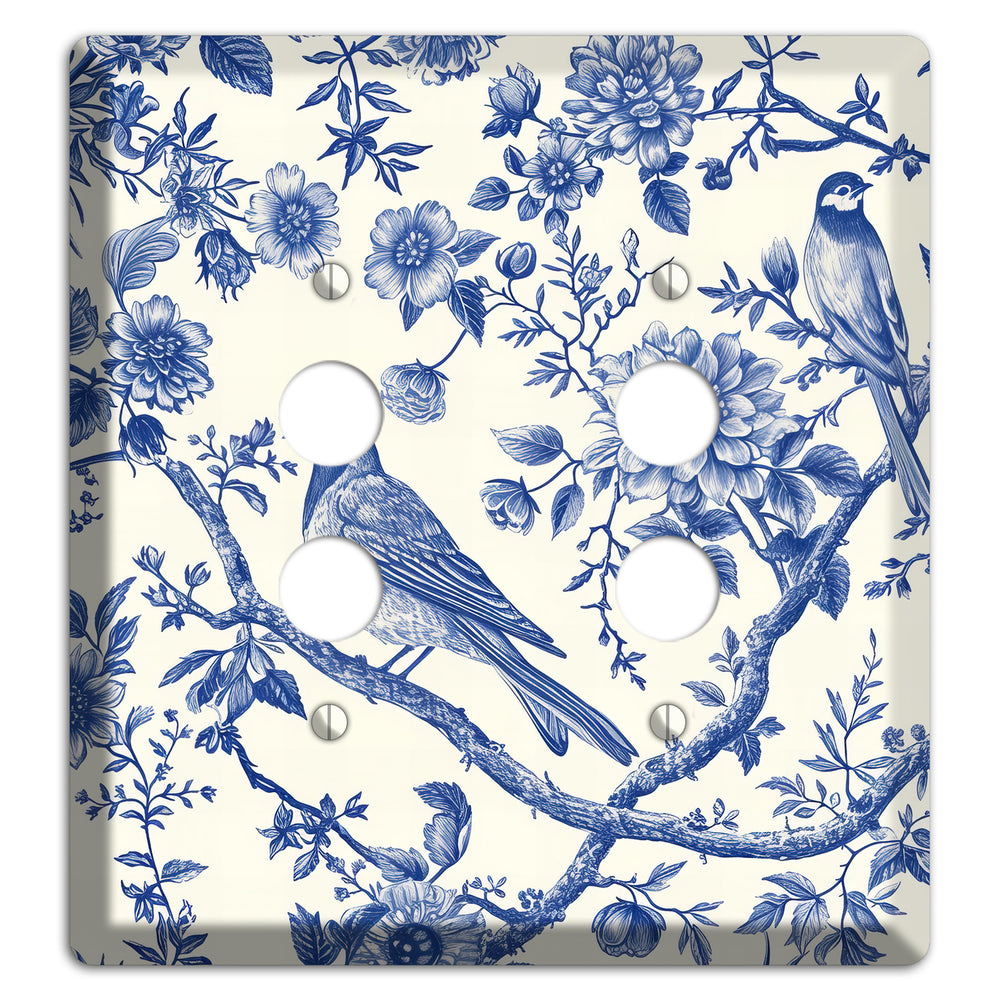 Willow Song Garden 2 Pushbutton Wallplate