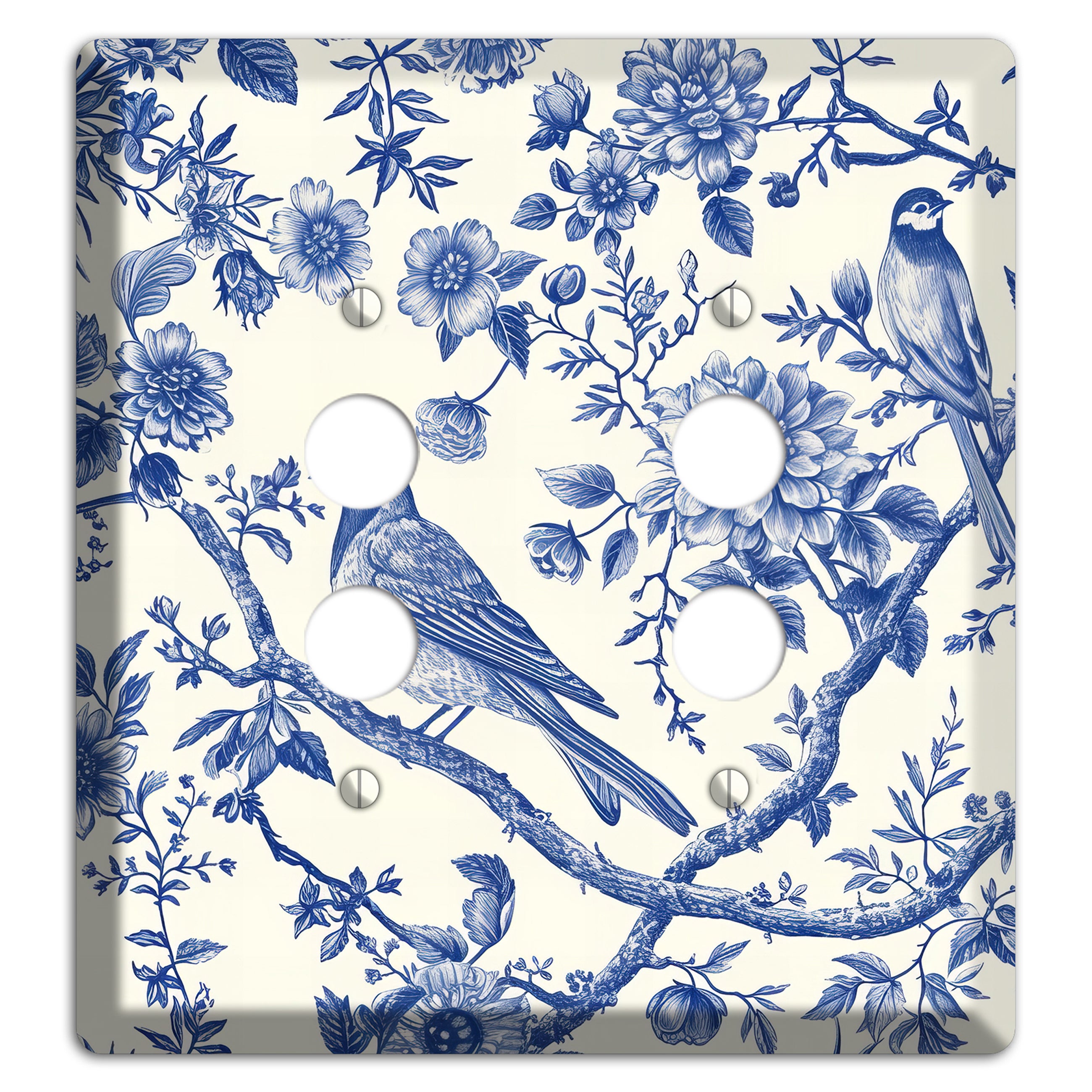 Willow Song Garden 2 Pushbutton Wallplate