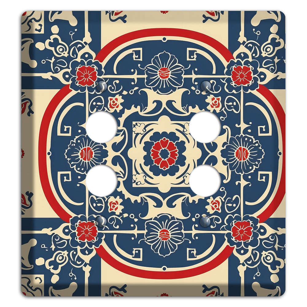 Imperial Medallion Court 2 Pushbutton Wallplate