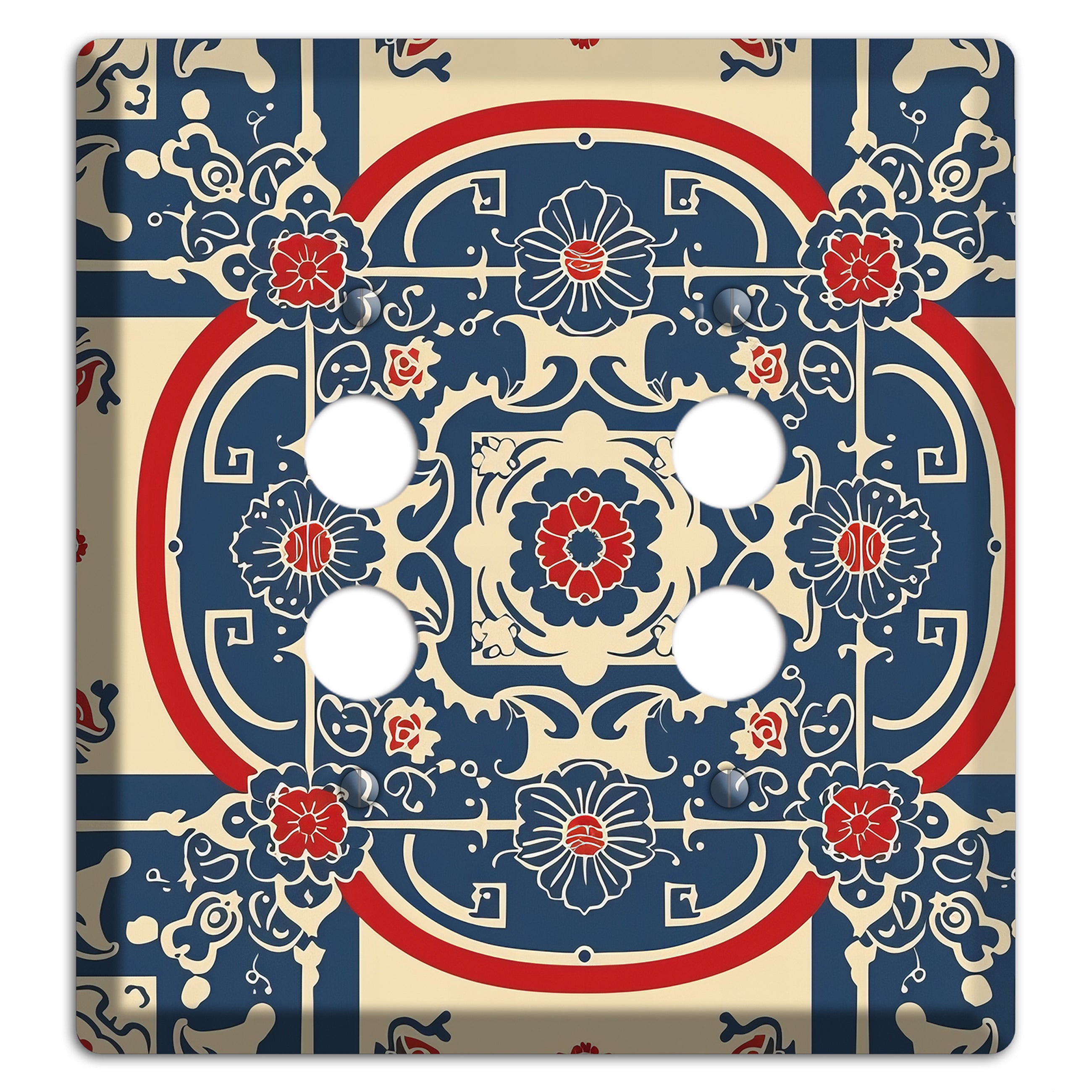 Imperial Medallion Court 2 Pushbutton Wallplate