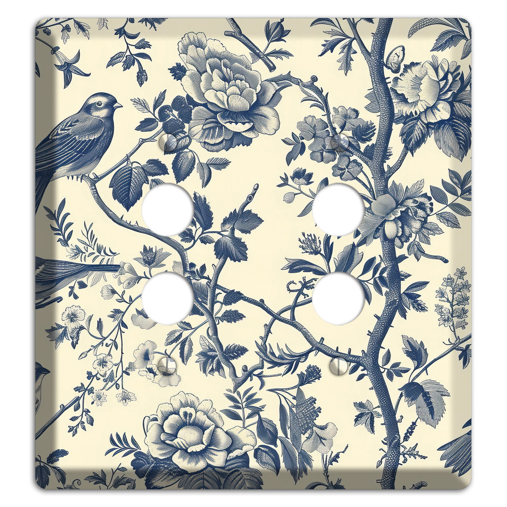 Garden Reverie 2 Pushbutton Wallplate
