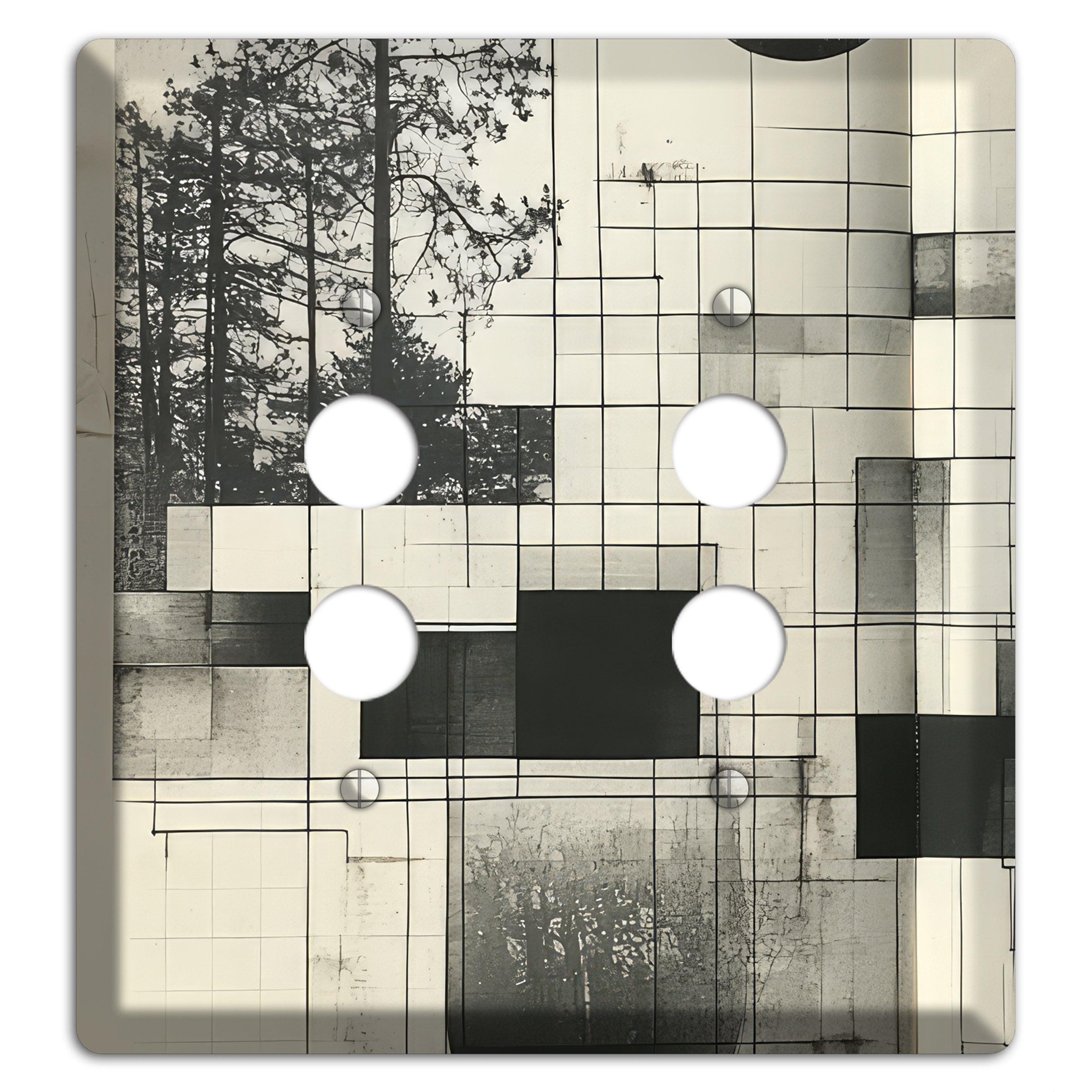 Cartographer's Dream 2 Pushbutton Wallplate