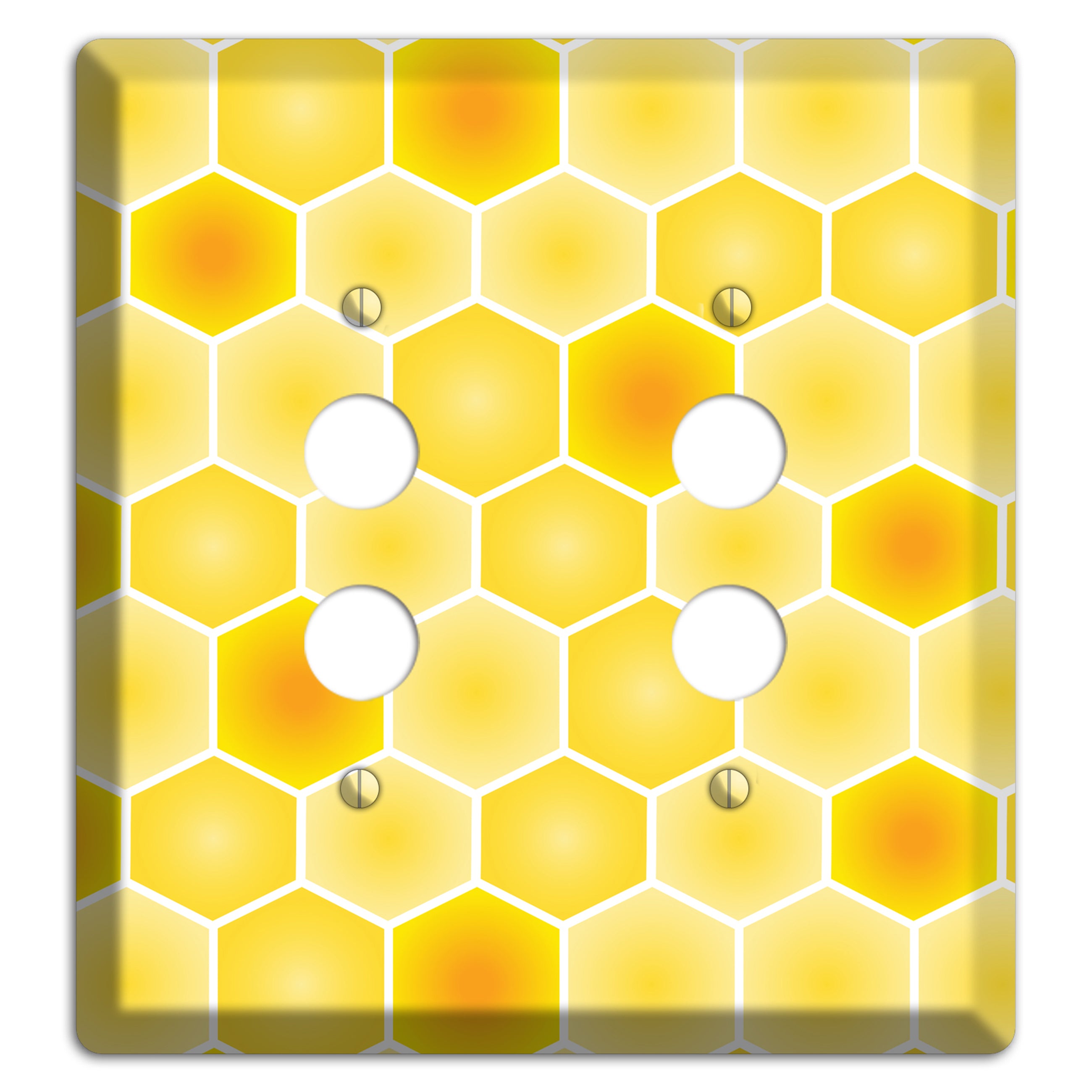 Liquid Gold Lattice 2 Pushbutton Wallplate
