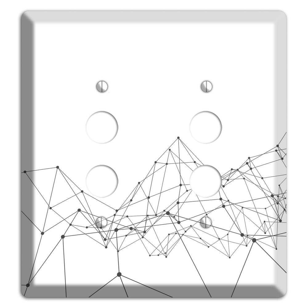 Fractured Cartography 2 Pushbutton Wallplate