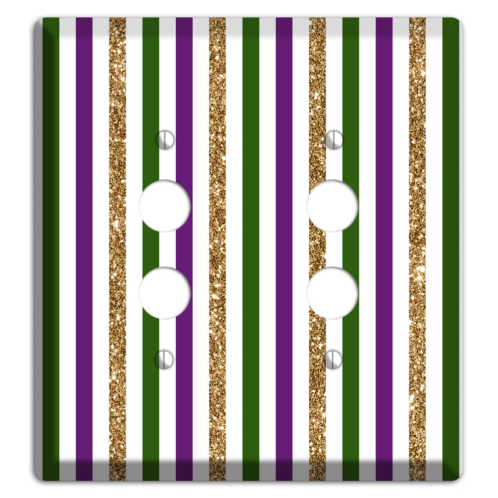 Carnival Stripes: Lumi√®re 2 Pushbutton Wallplate