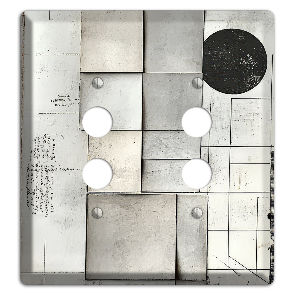 Cartographer's Quiet Ruin 2 Pushbutton Wallplate