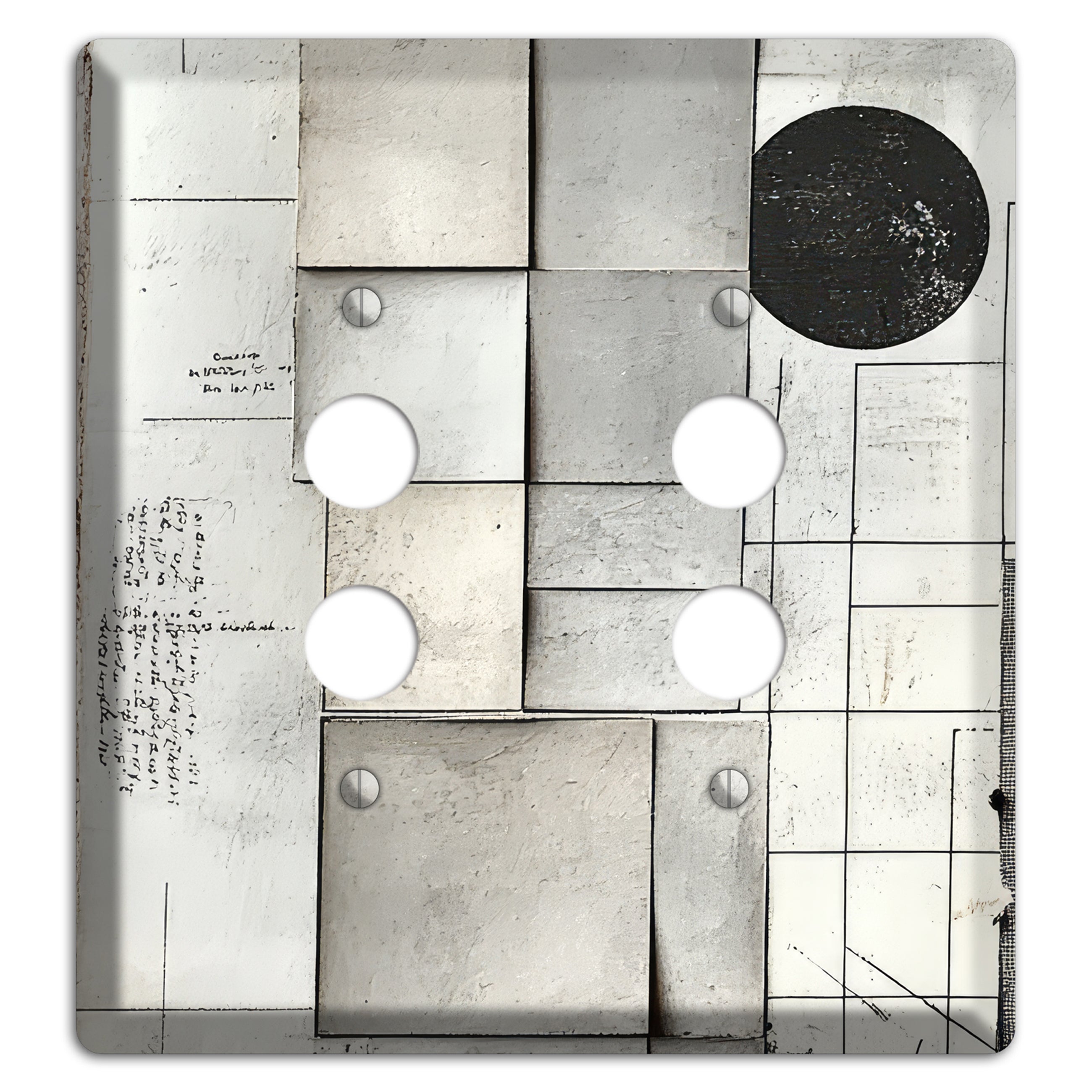 Cartographer's Quiet Ruin 2 Pushbutton Wallplate