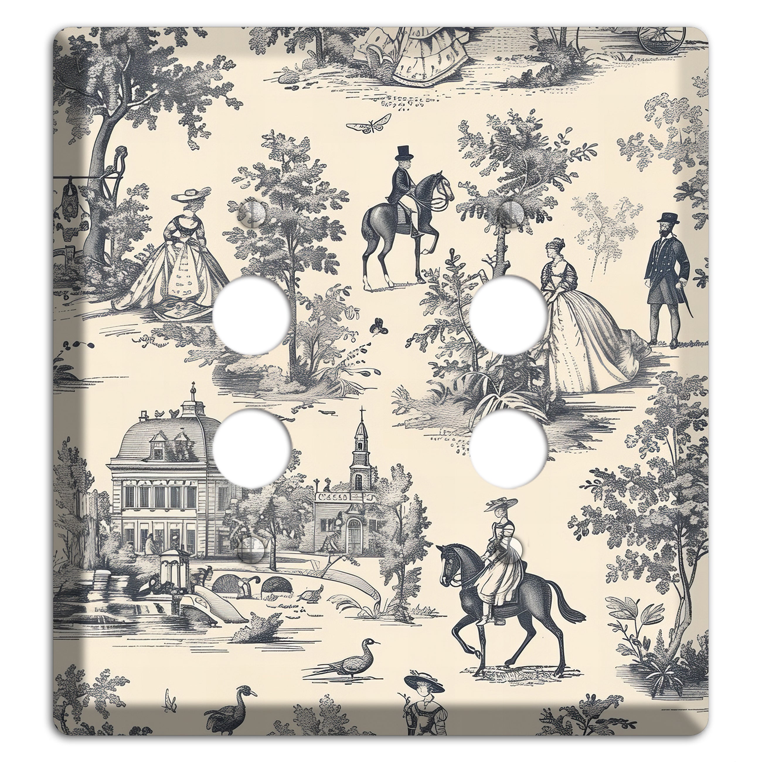 Country Estate Promenade 2 Pushbutton Wallplate