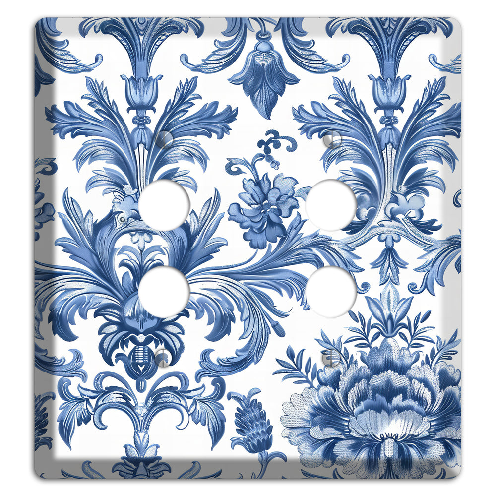 Porcelain Garden Reverie 2 Pushbutton Wallplate