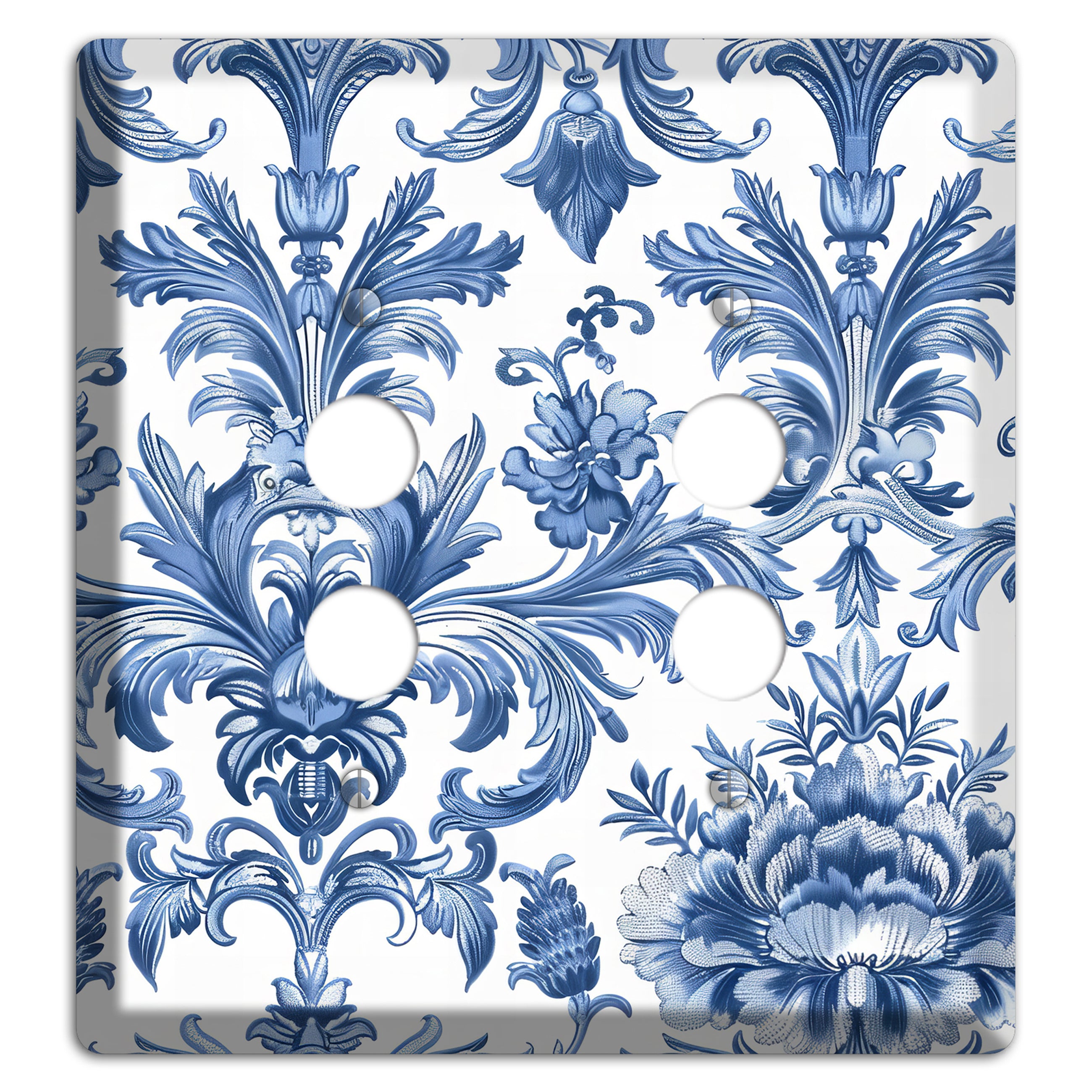 Porcelain Garden Reverie 2 Pushbutton Wallplate