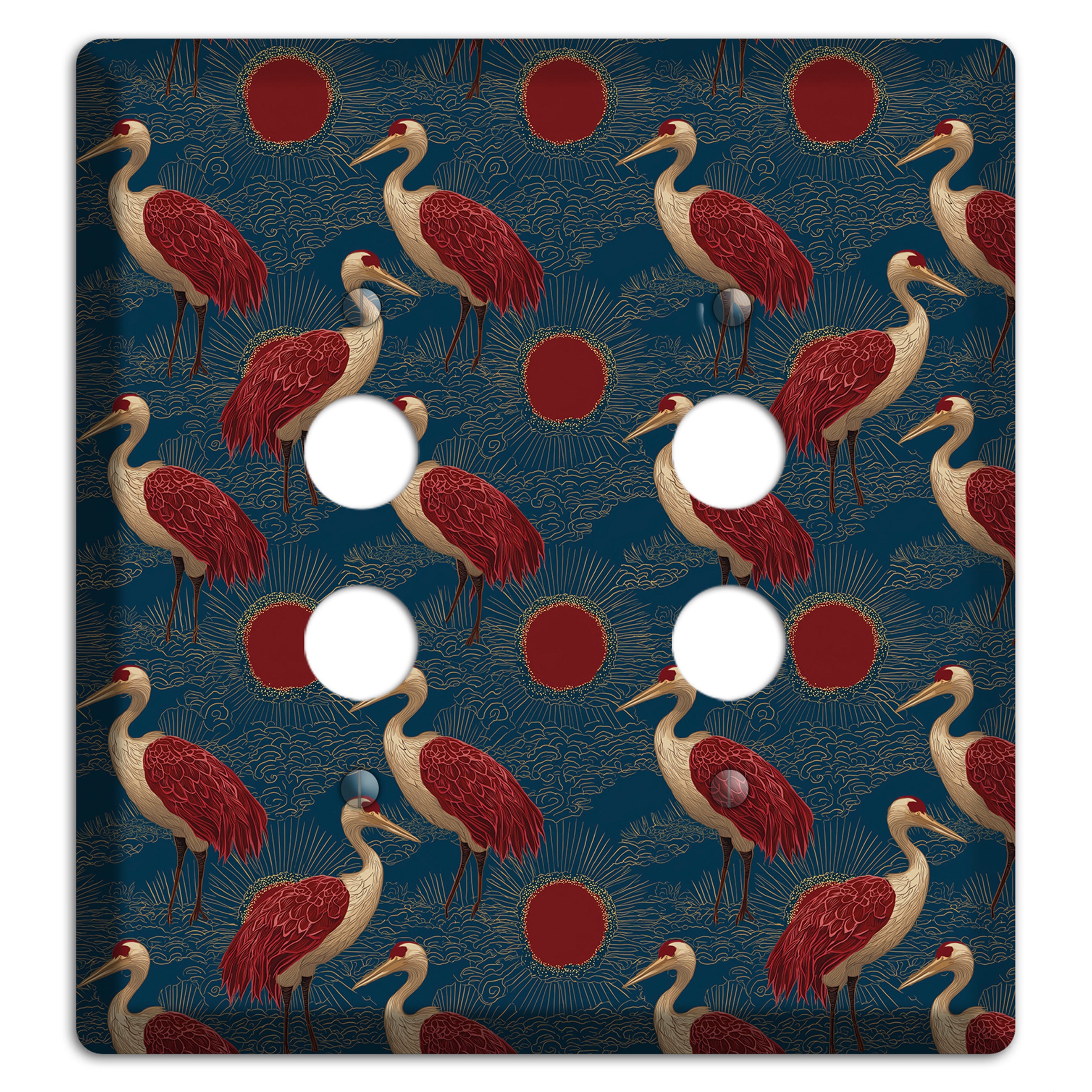 Indigo Sun Vigil 2 Pushbutton Wallplate