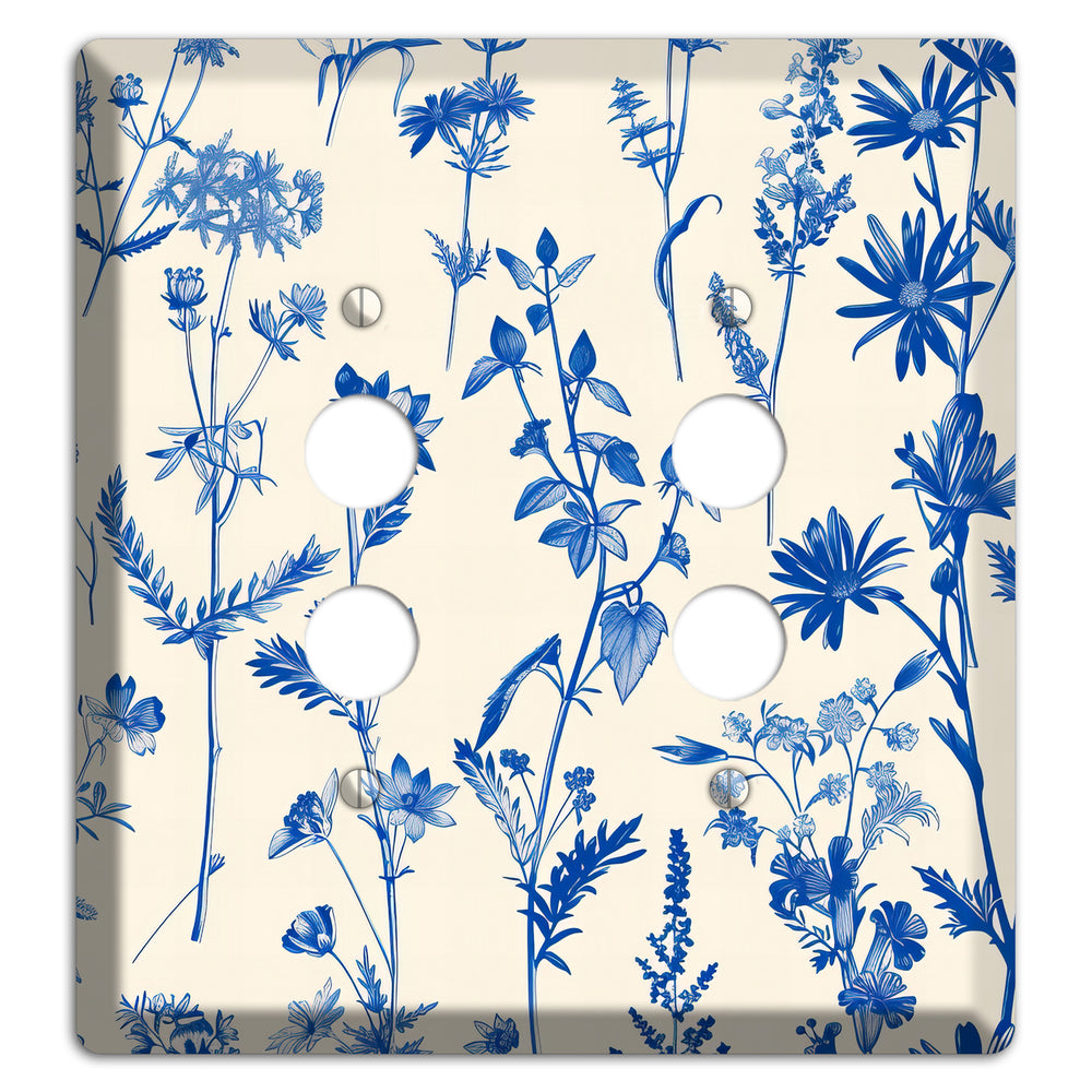 Meadow in Ink 2 Pushbutton Wallplate
