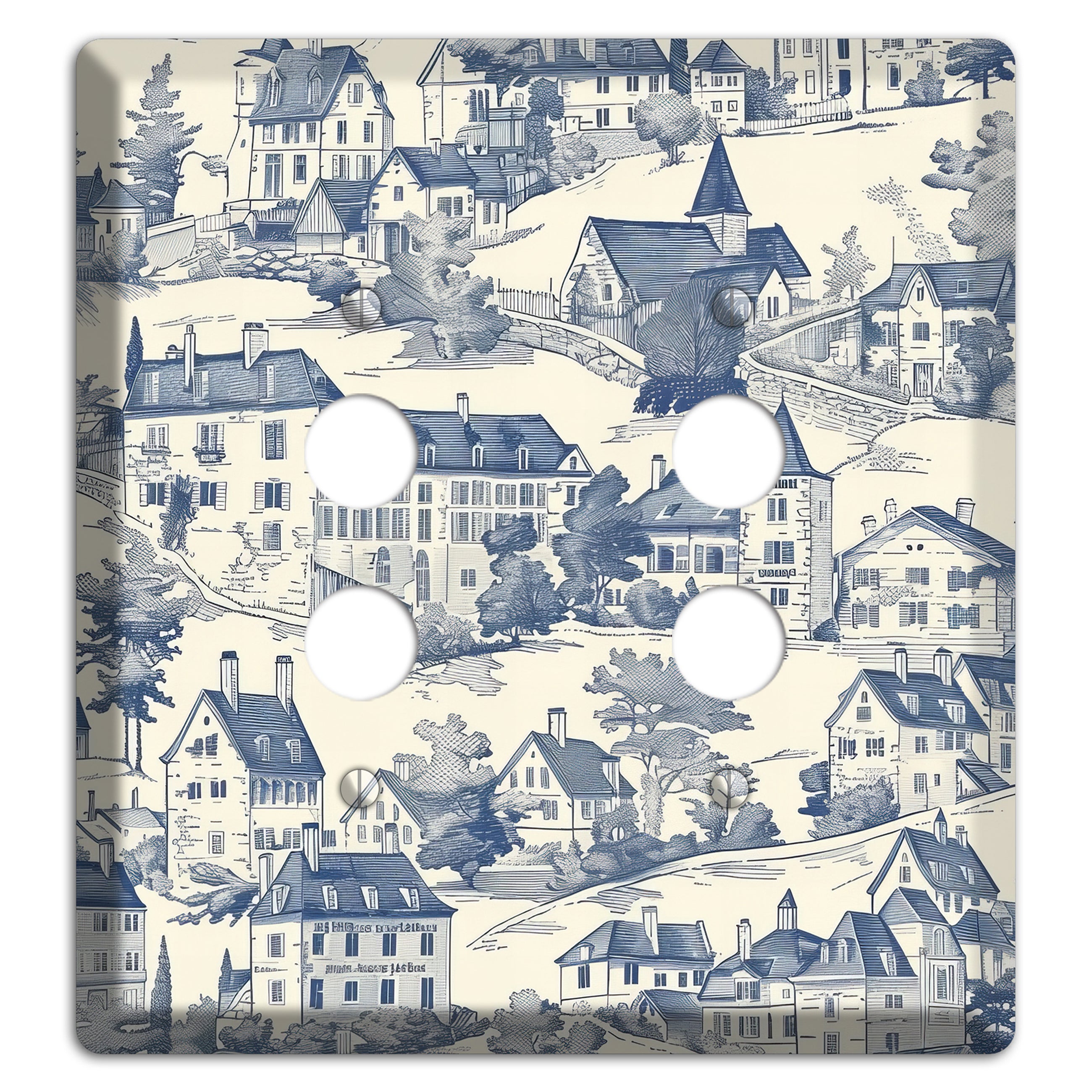 Village Chronicle 2 Pushbutton Wallplate