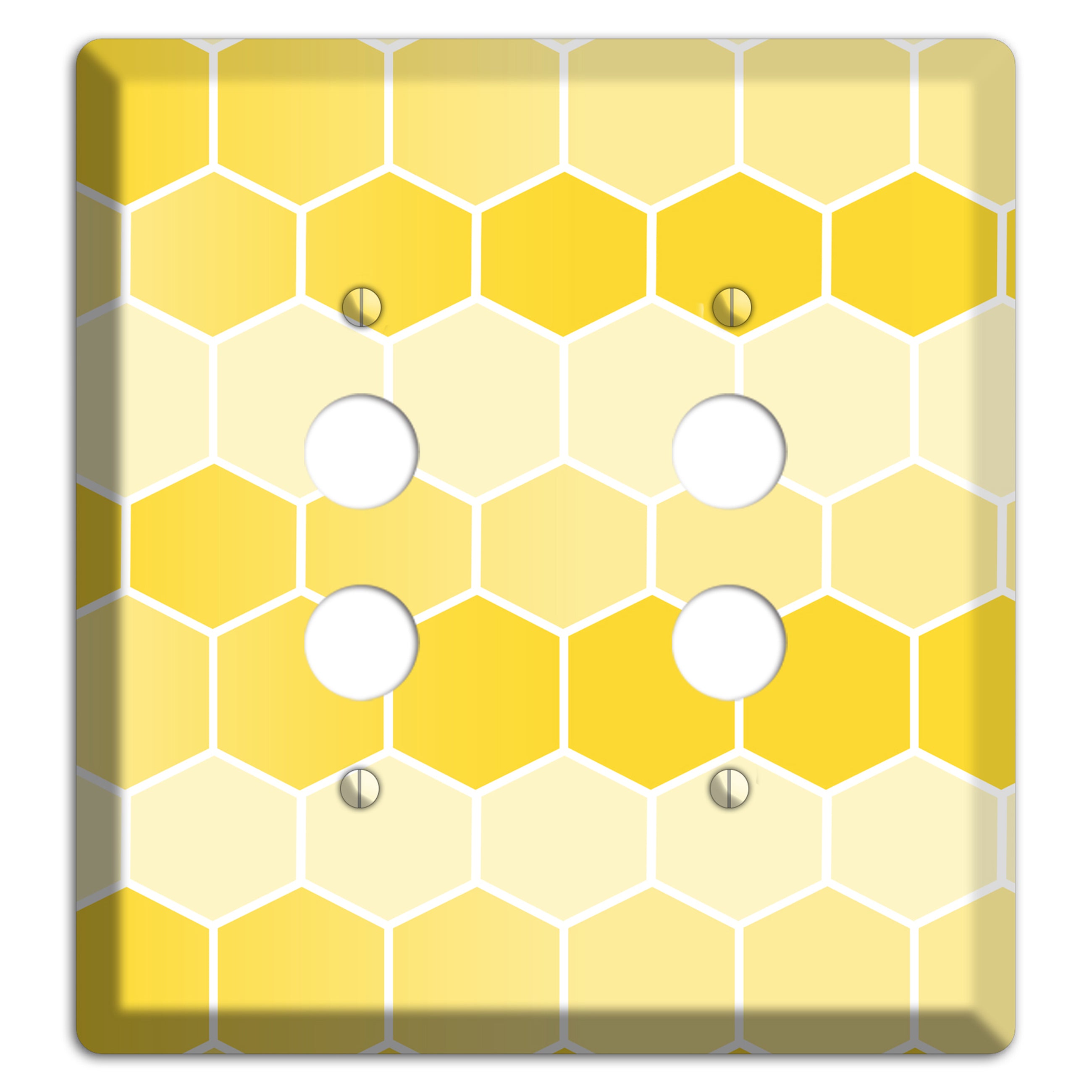 Golden Comb Drift 2 Pushbutton Wallplate
