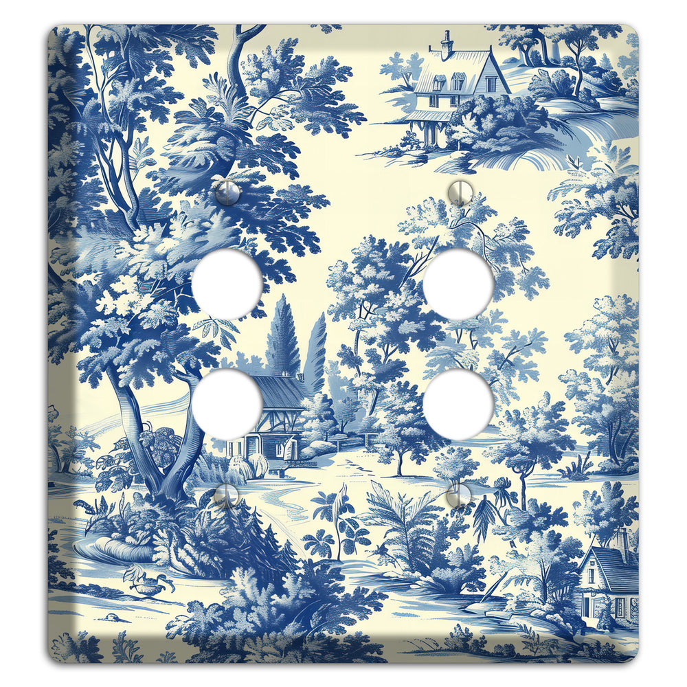 Country Estate Toile 2 Pushbutton Wallplate