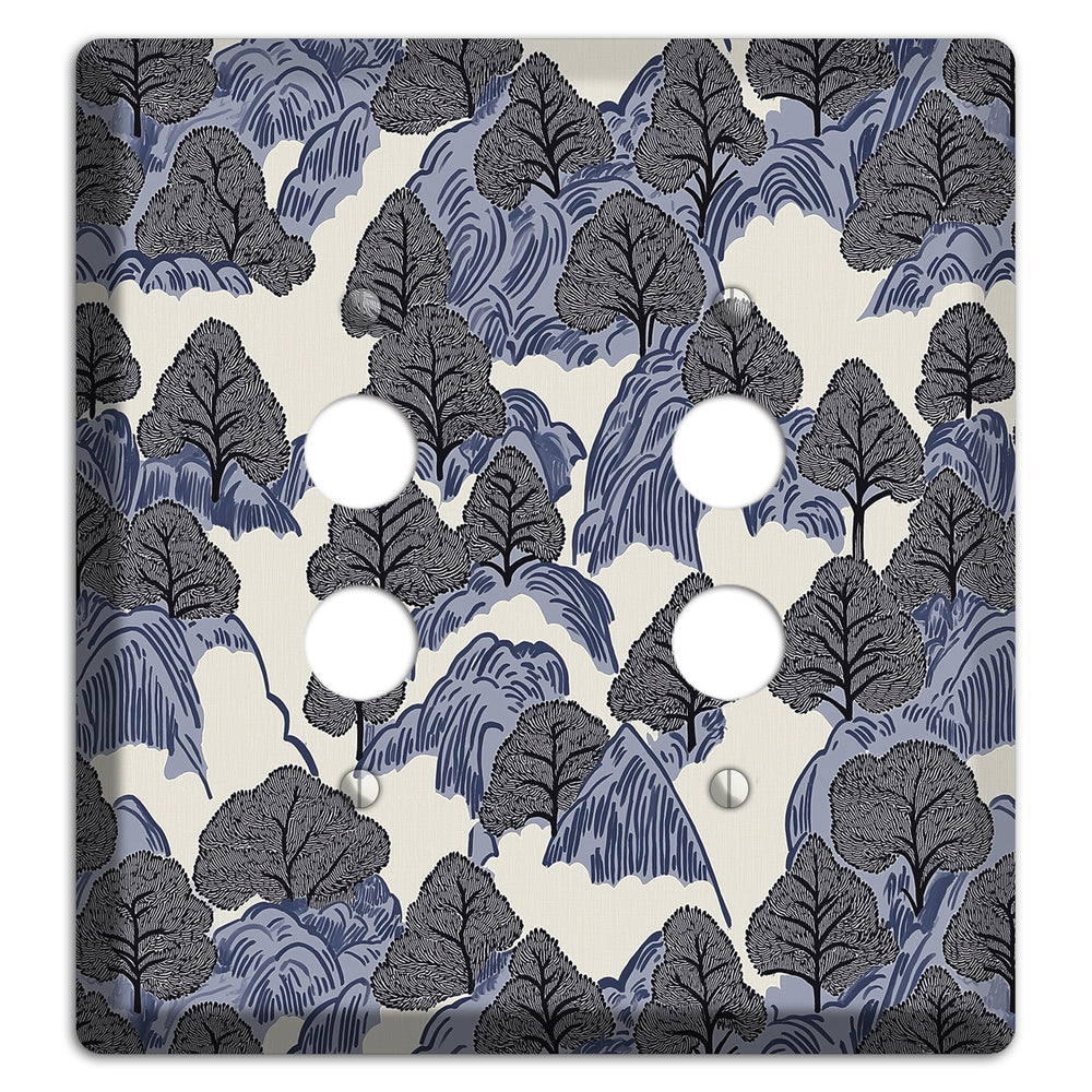 Thousand Pines 2 Pushbutton Wallplate