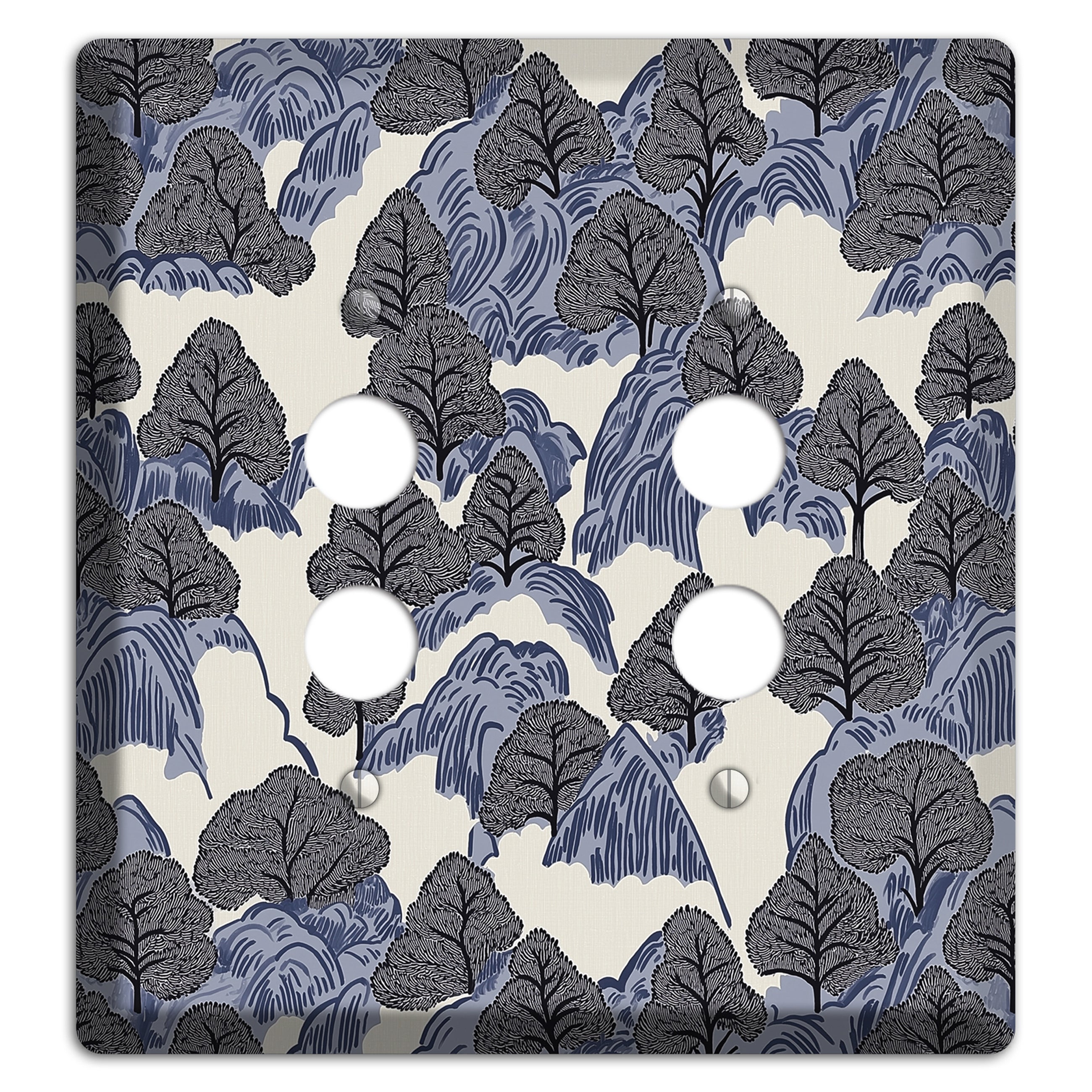 Thousand Pines 2 Pushbutton Wallplate