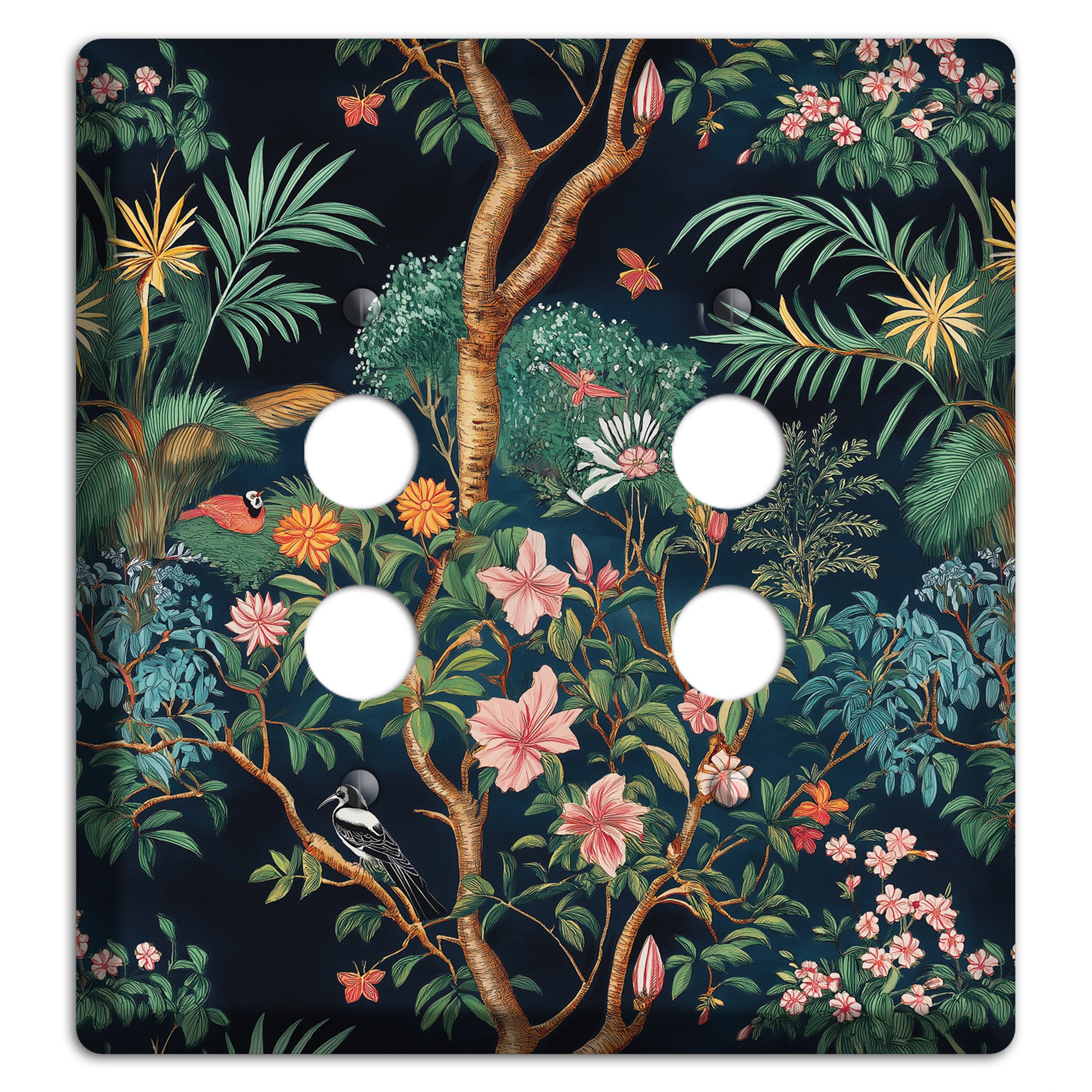 Jungle Nocturne 2 Pushbutton Wallplate