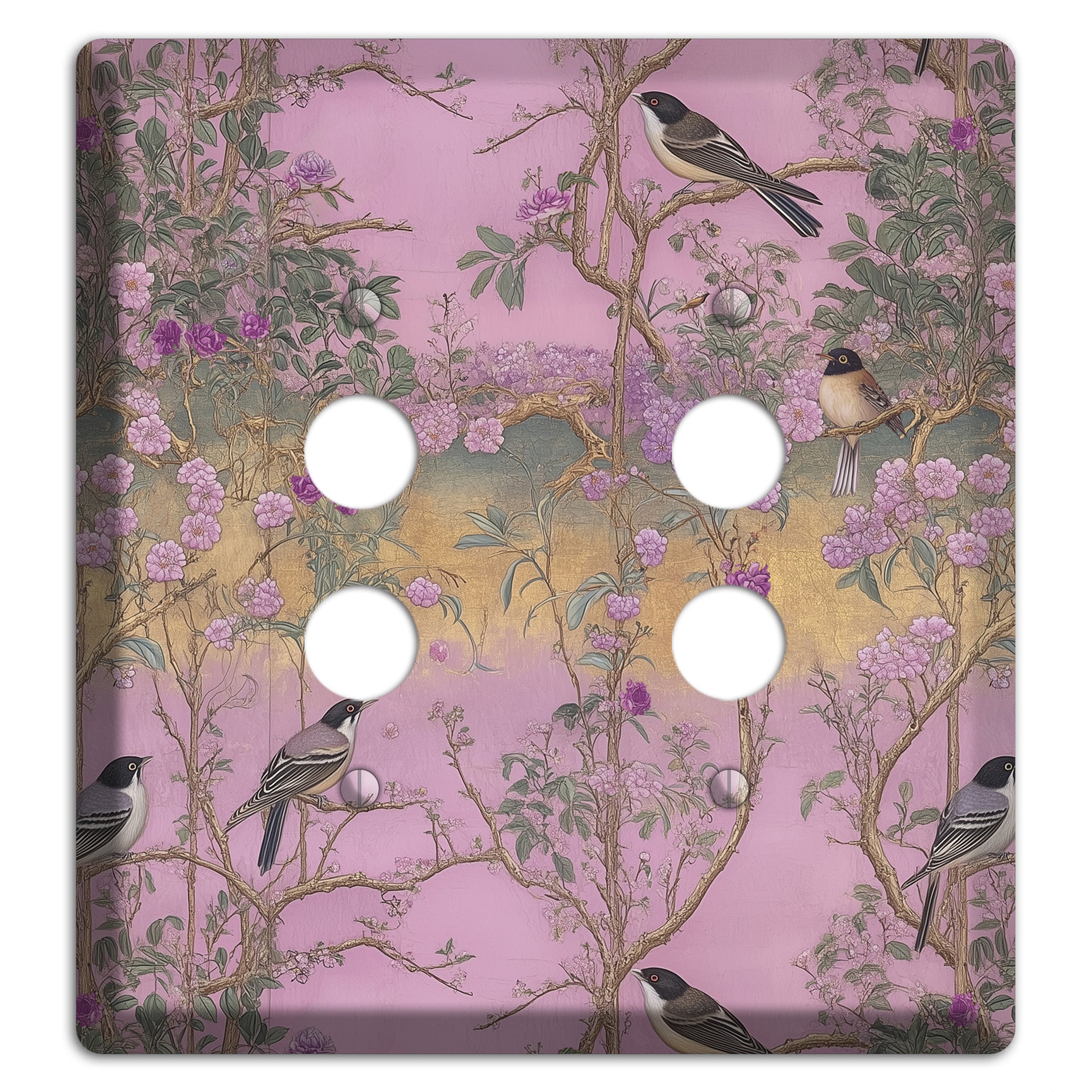 Songbird Twilight Garden 2 Pushbutton Wallplate