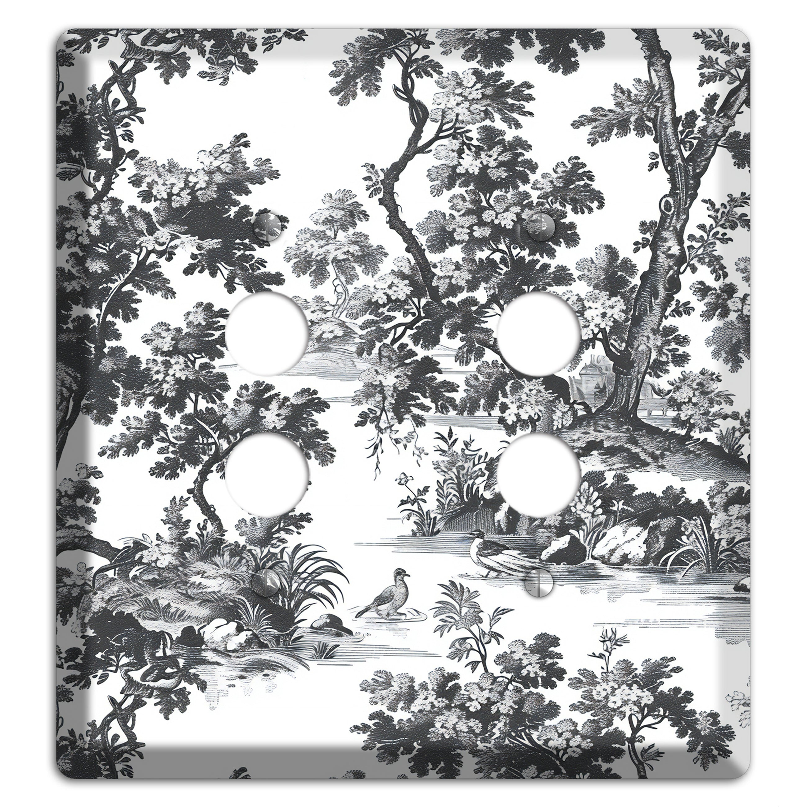 Woodland Reverie 2 Pushbutton Wallplate