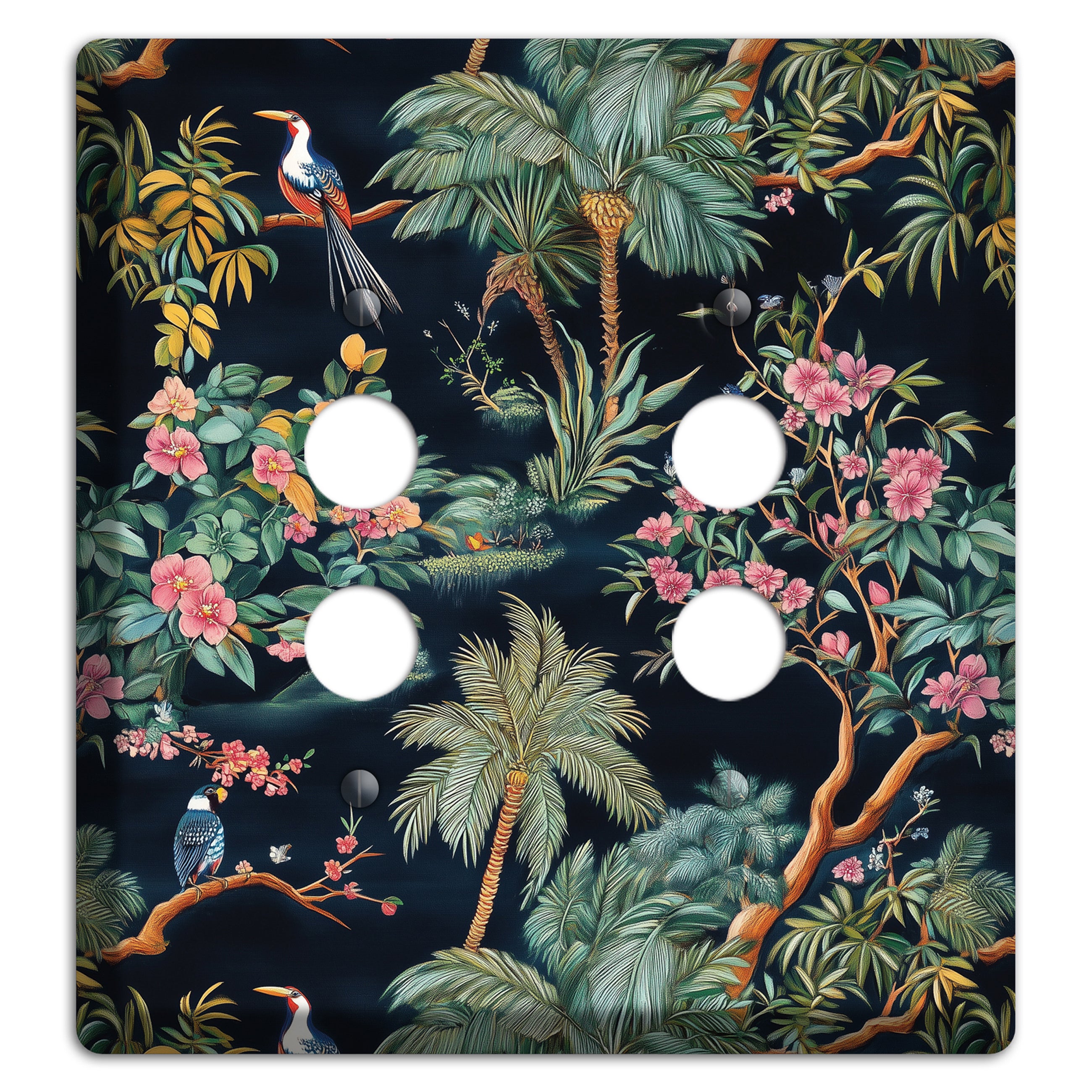 Jungle Nocturne 2 Pushbutton Wallplate