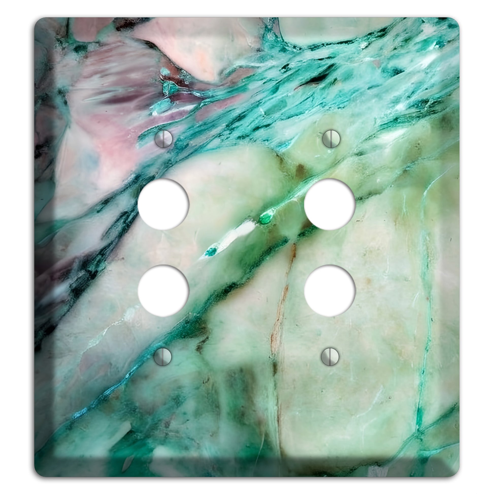 Monte Carlo Marble 2 Pushbutton Wallplate