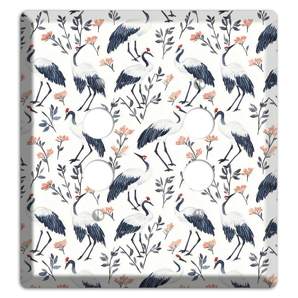 Slate & Coral Marsh 2 Pushbutton Wallplate