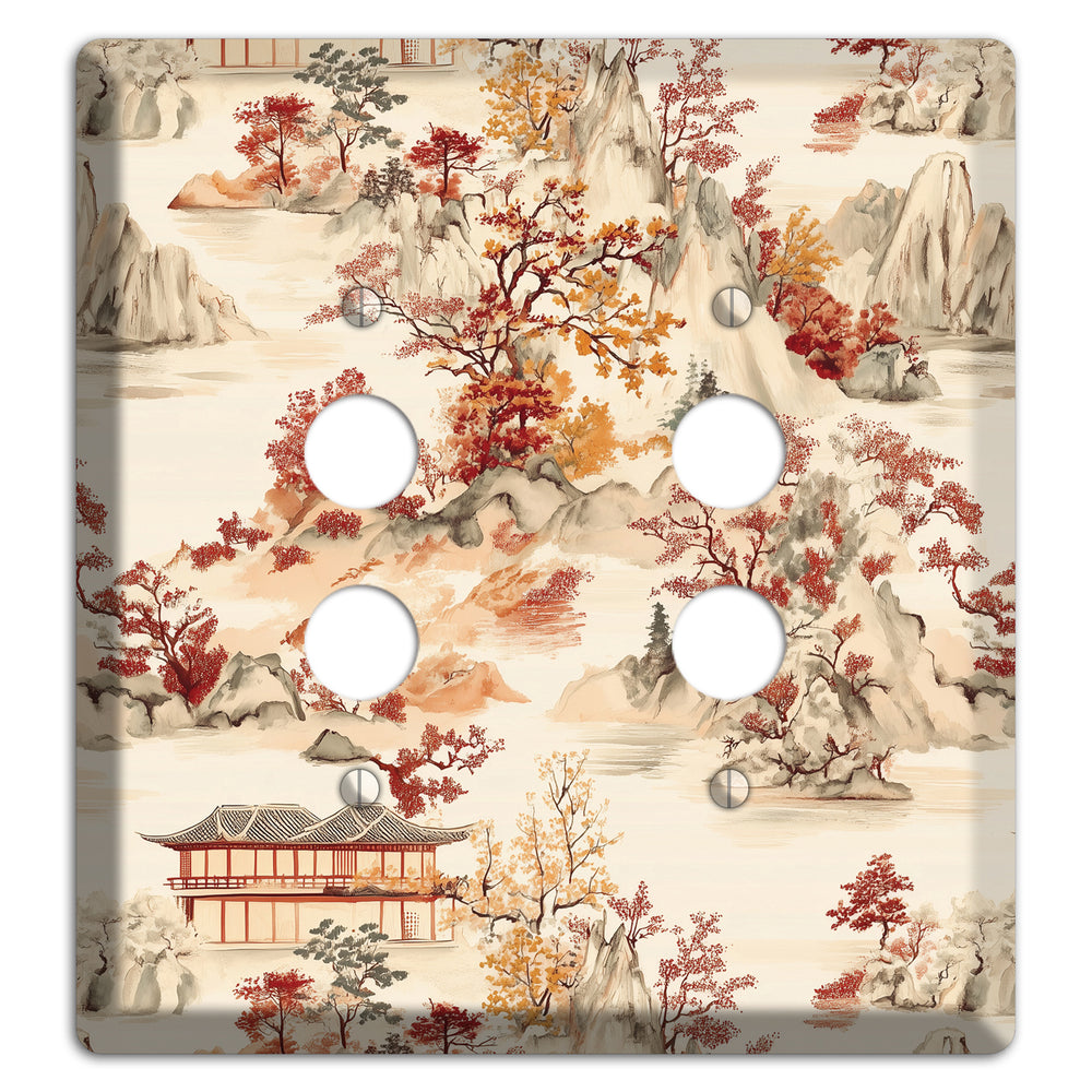 Mountain Autumn Reverie 2 Pushbutton Wallplate