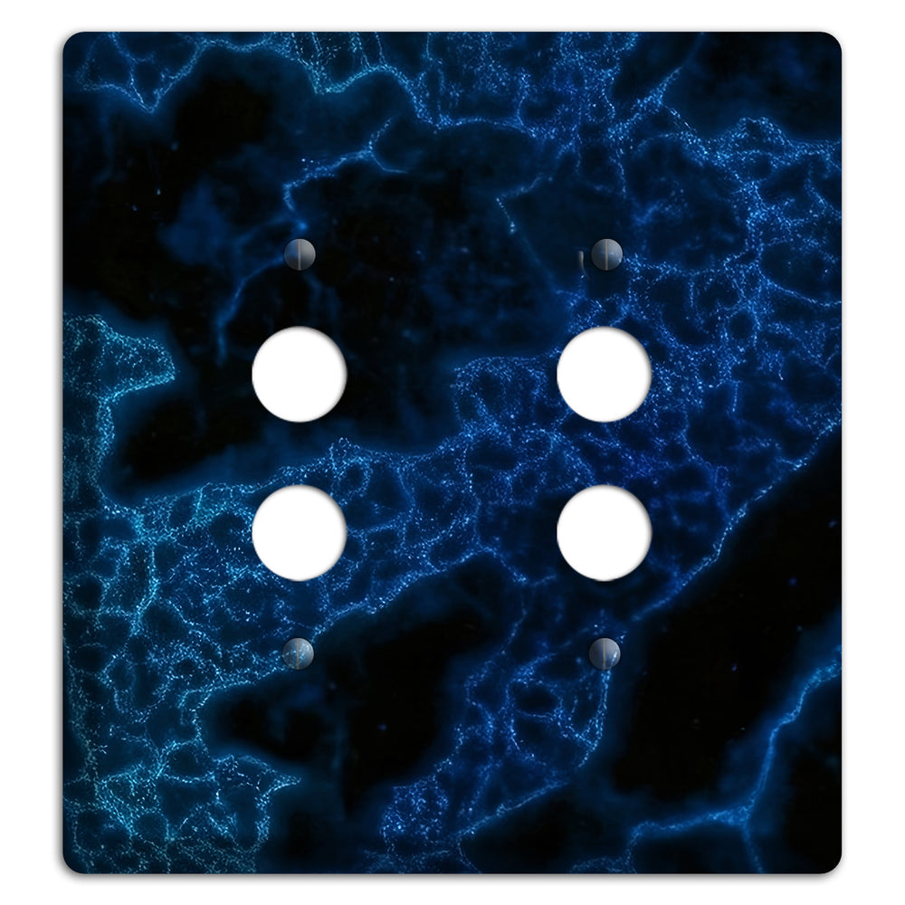 Midnight Marble 2 Pushbutton Wallplate