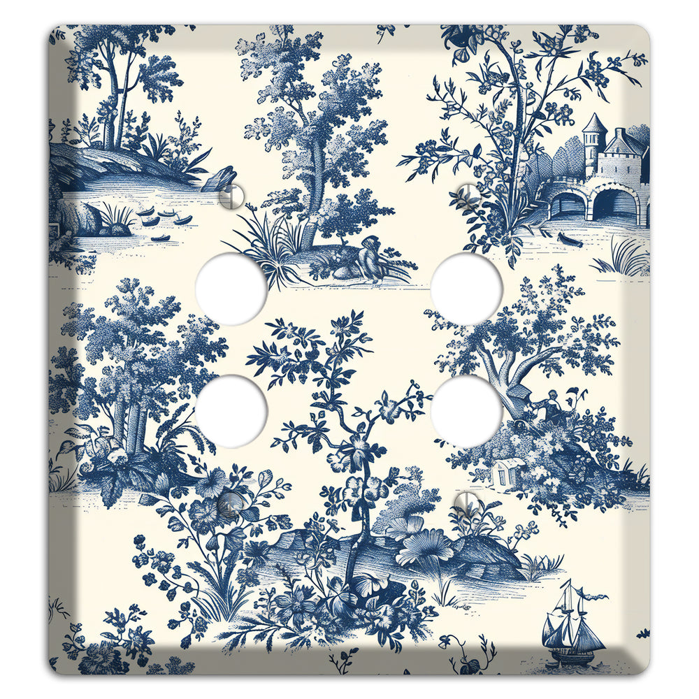 Harbor & Hedgerow 2 Pushbutton Wallplate