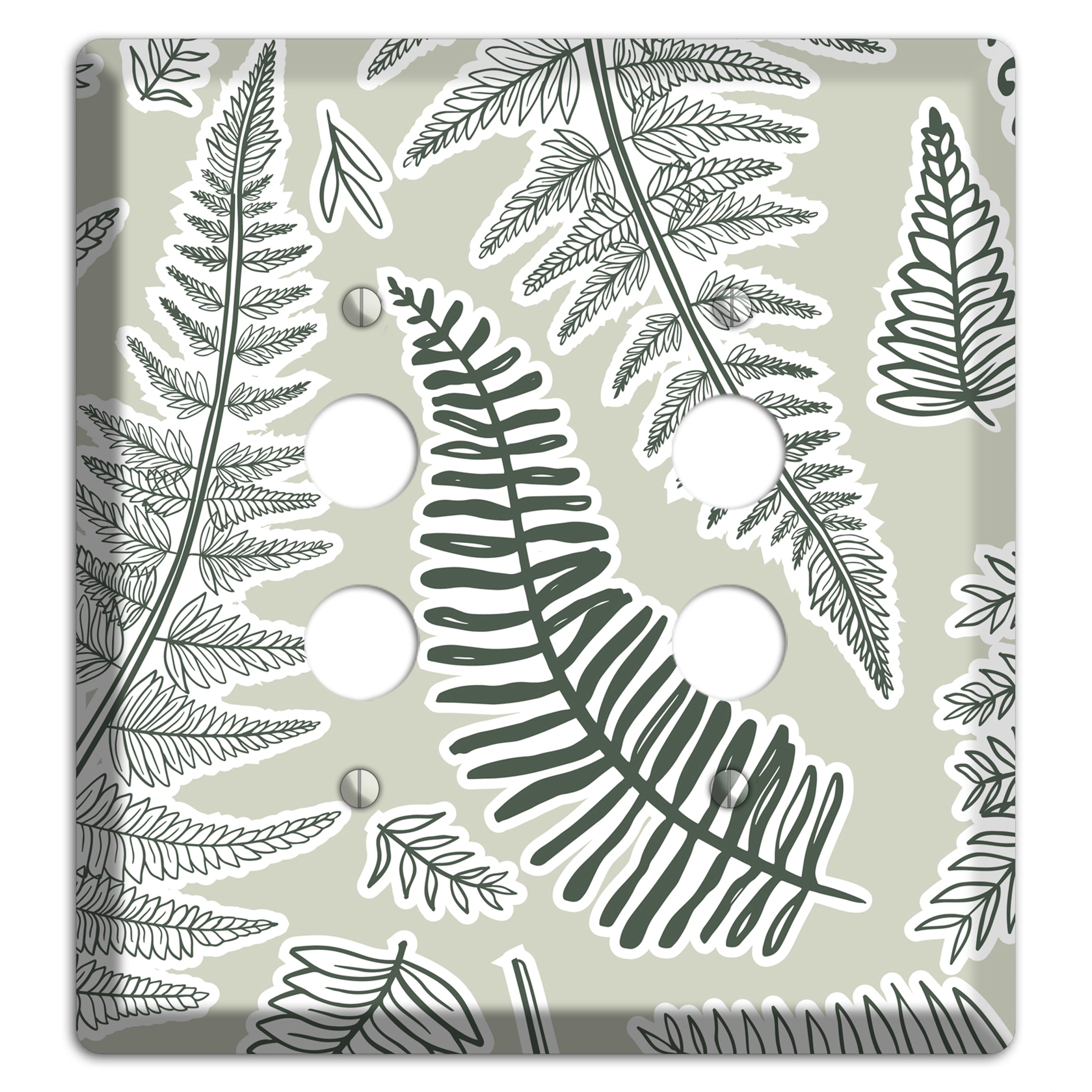 Forest Floor Scatter 2 Pushbutton Wallplate