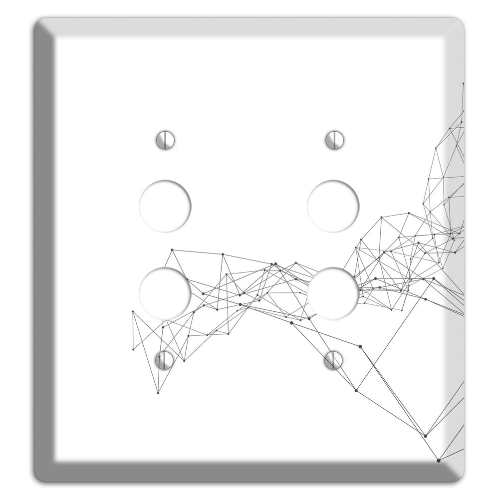 Emergent Mesh Theory 2 Pushbutton Wallplate