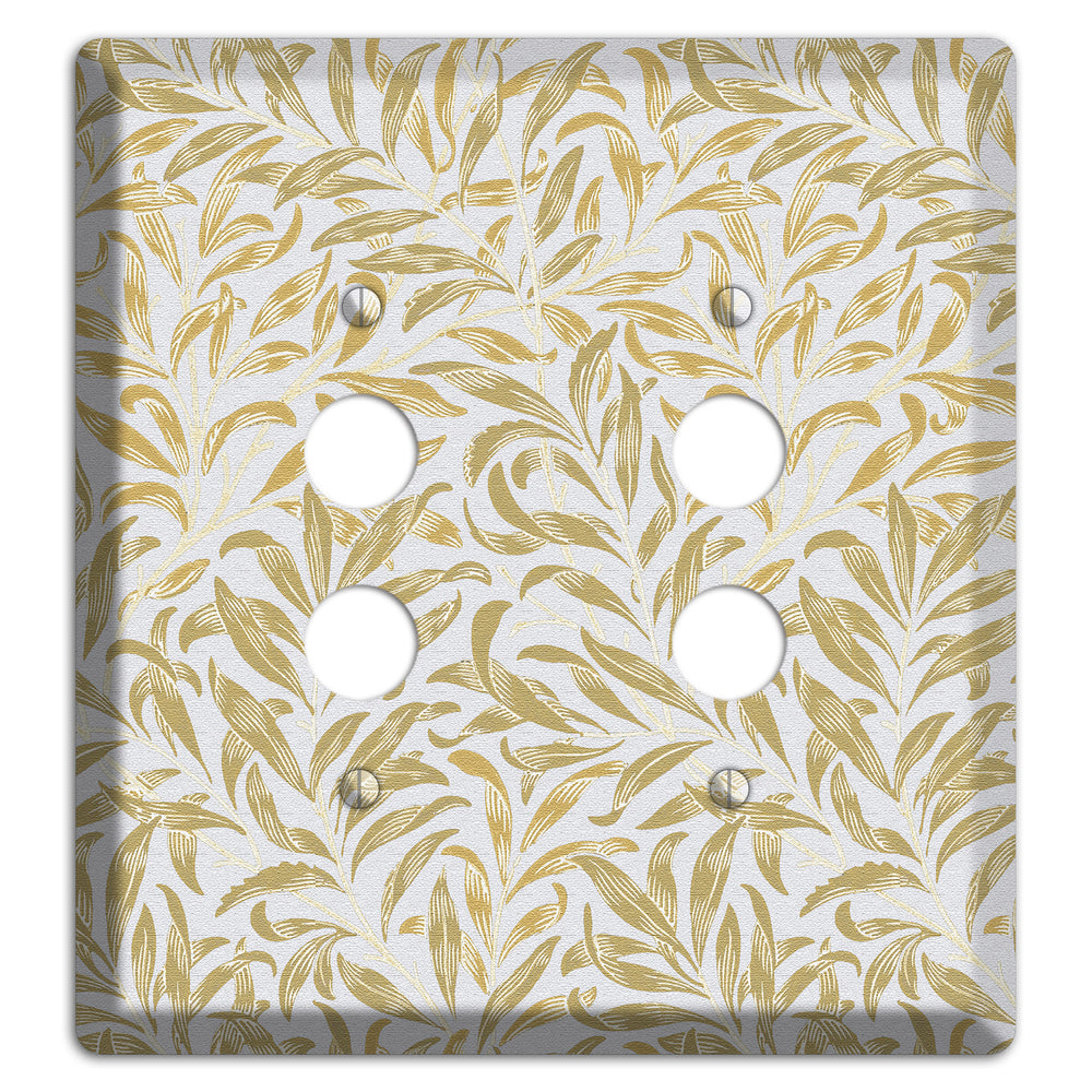 Gilded Meadow 2 Pushbutton Wallplate