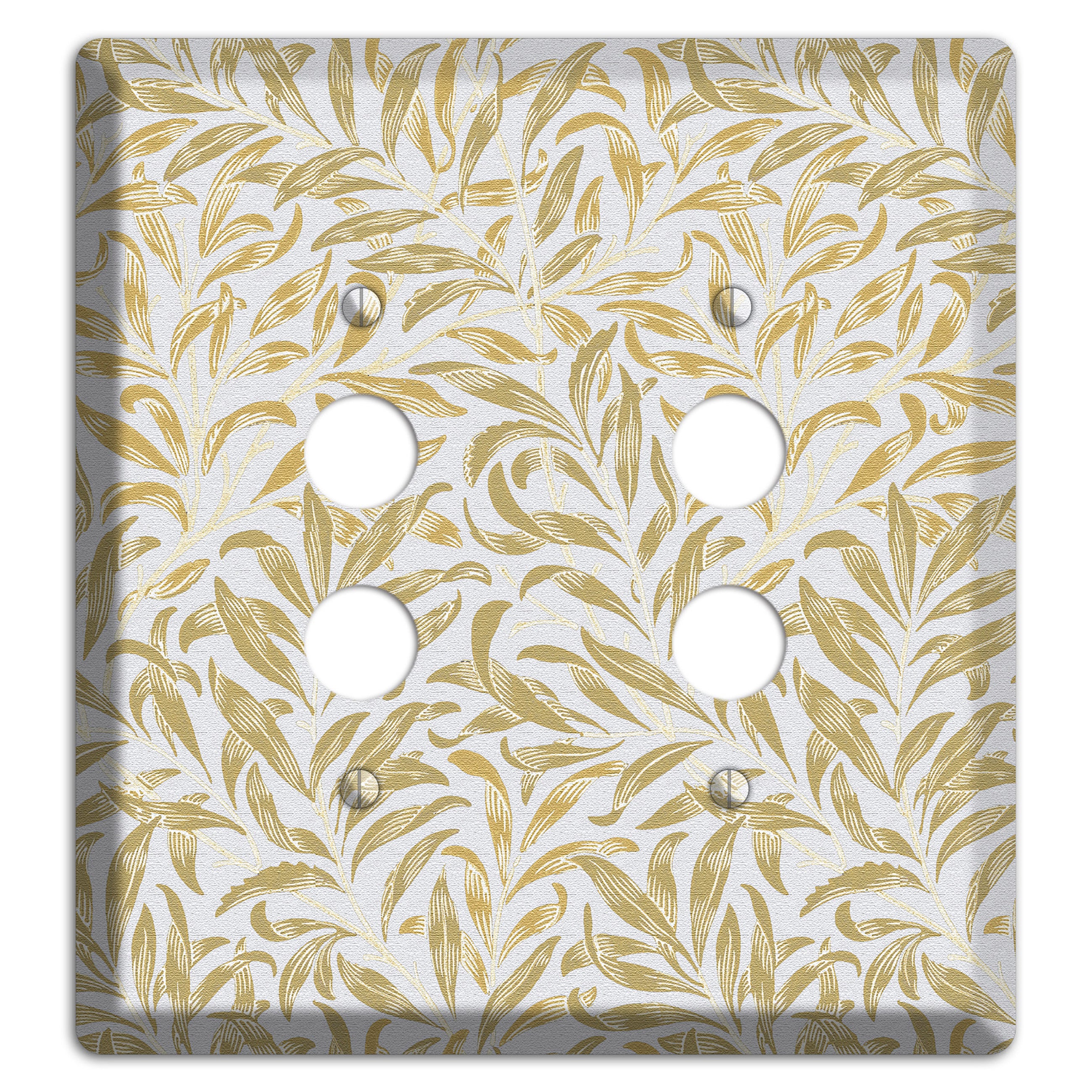 Gilded Meadow 2 Pushbutton Wallplate