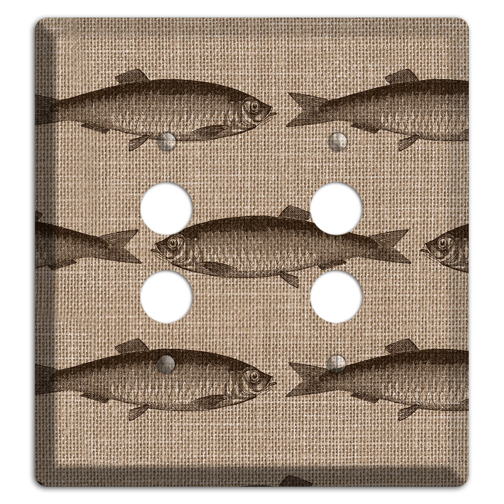 Shoal Sketch 2 Pushbutton Wallplate