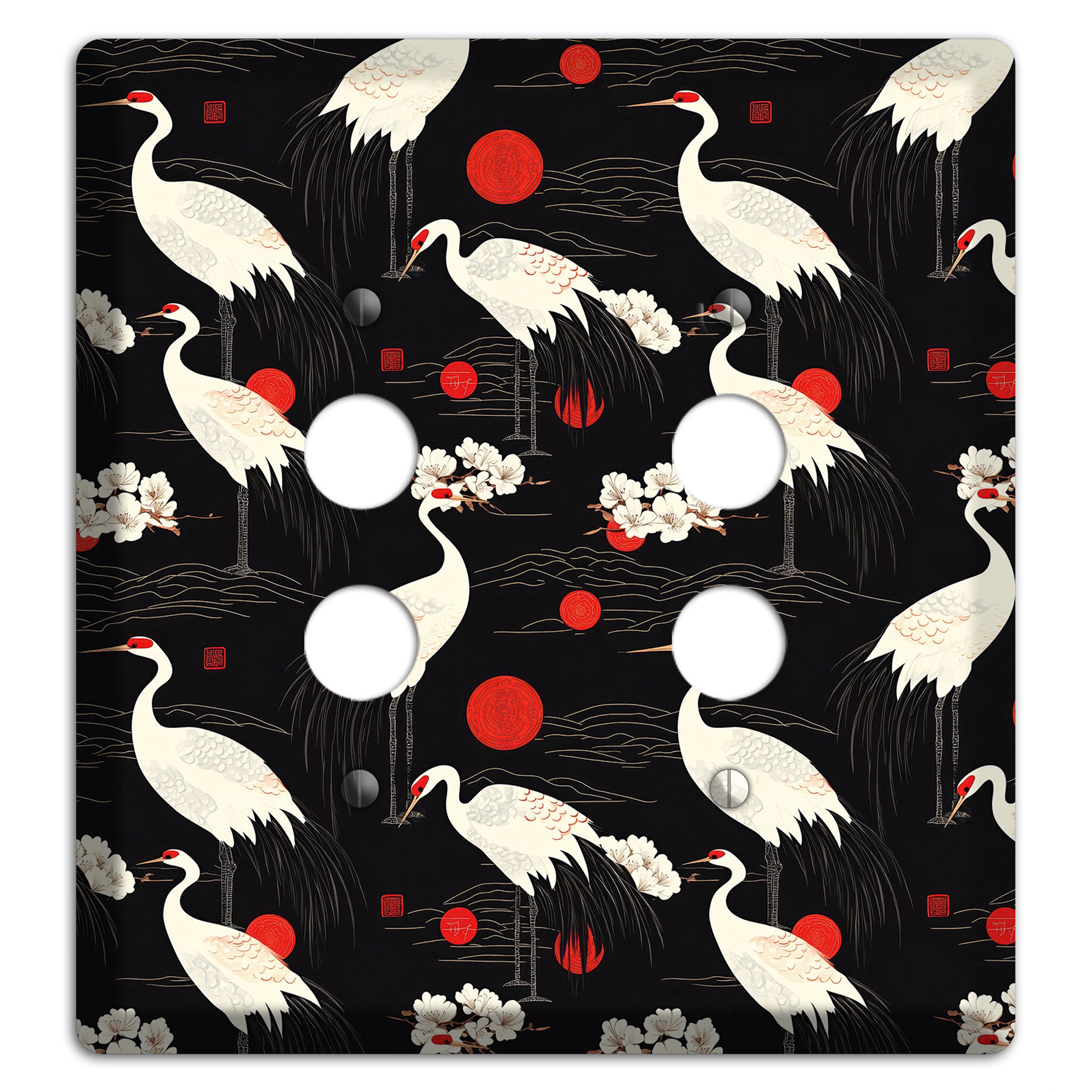 Obsidian Sun Vigil 2 Pushbutton Wallplate