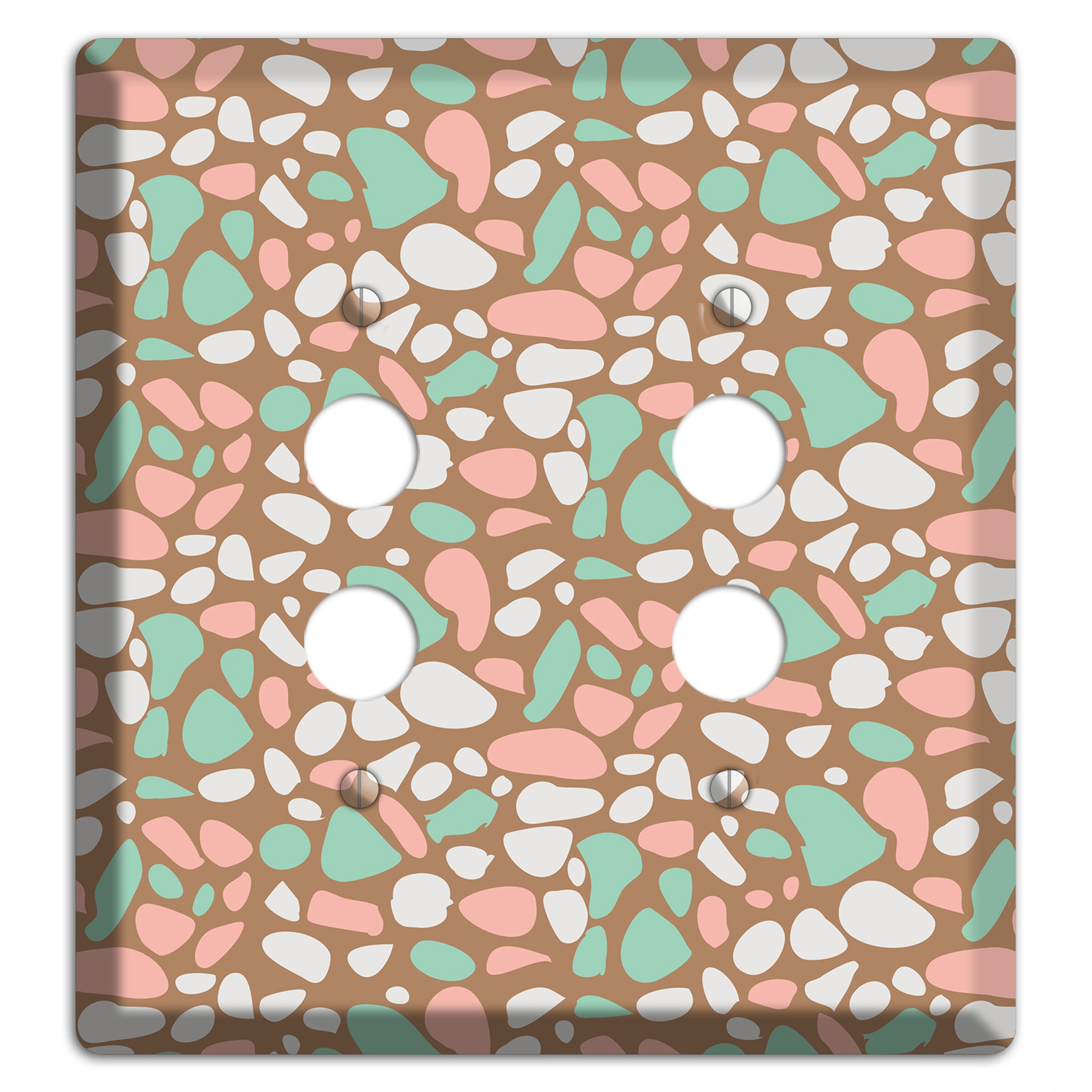 Ginger Mint Chip 2 Pushbutton Wallplate