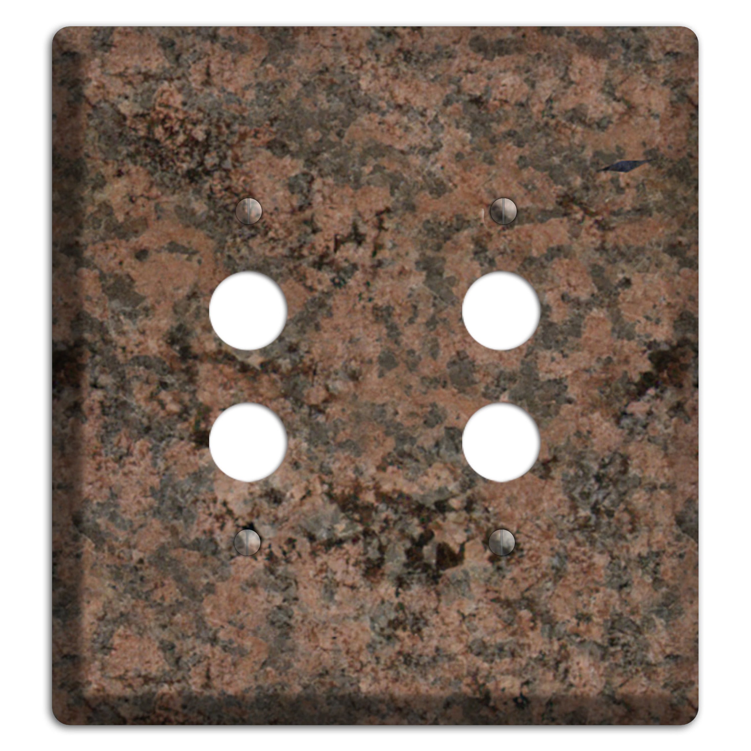 Granite Name: Indian Dakota Granite 2 Pushbutton Wallplate