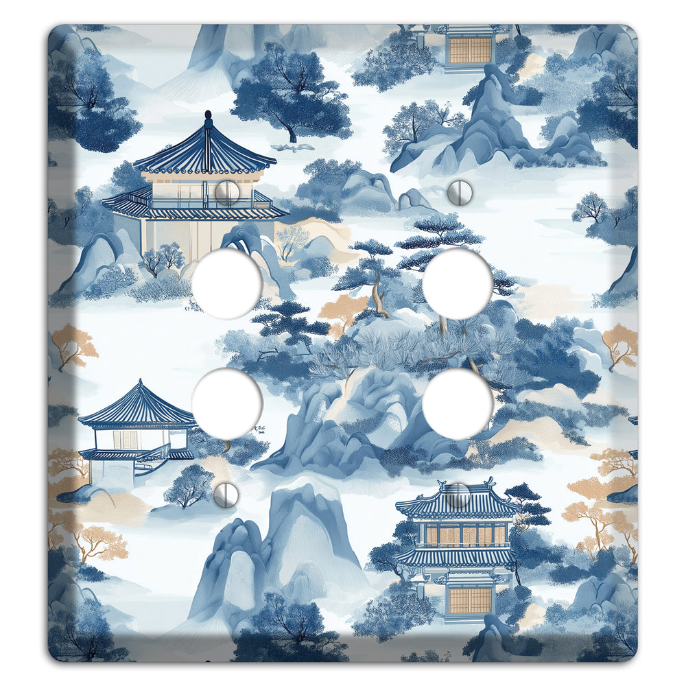 Jade Mountain Retreat 2 Pushbutton Wallplate